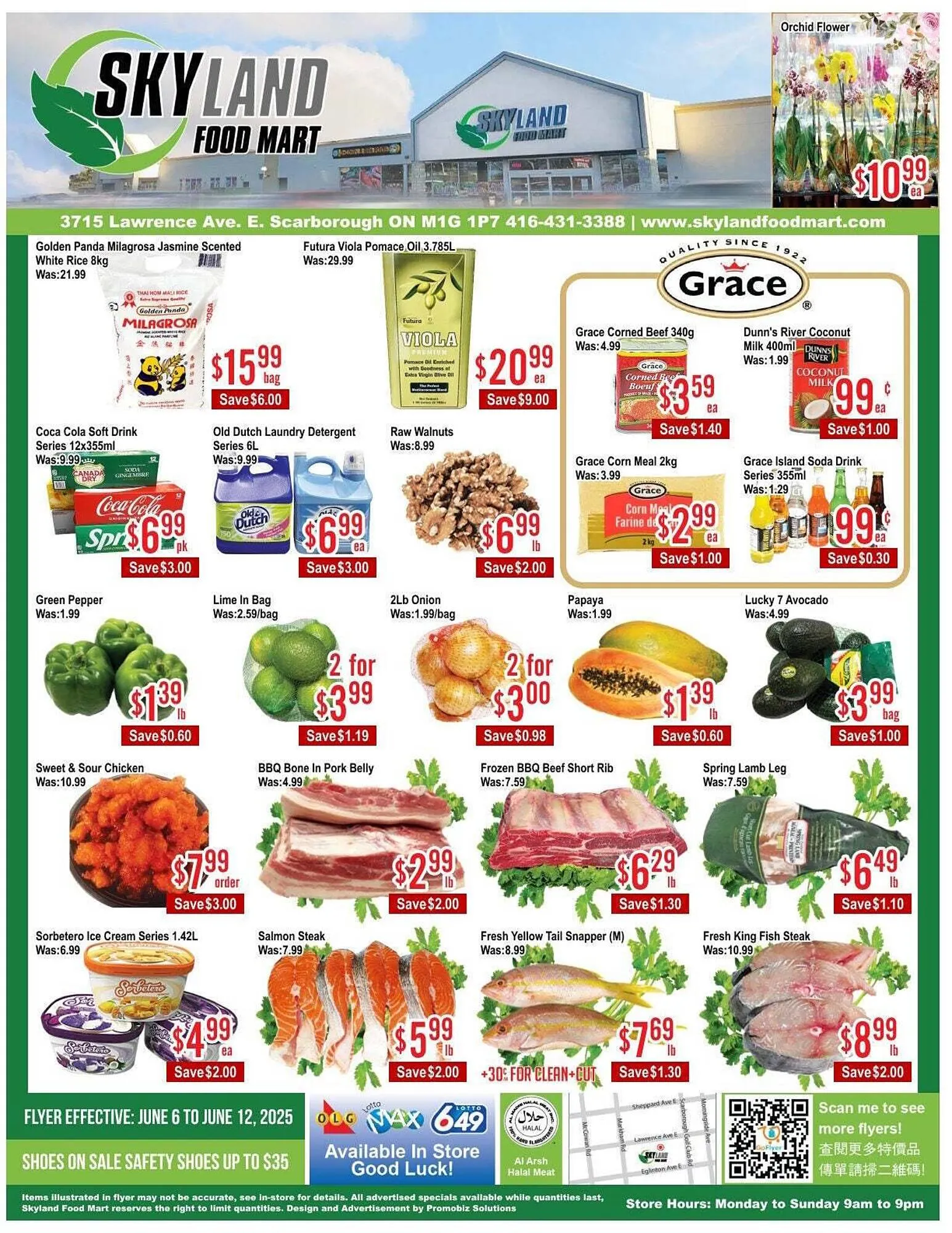Skyland Foodmart flyer - 1