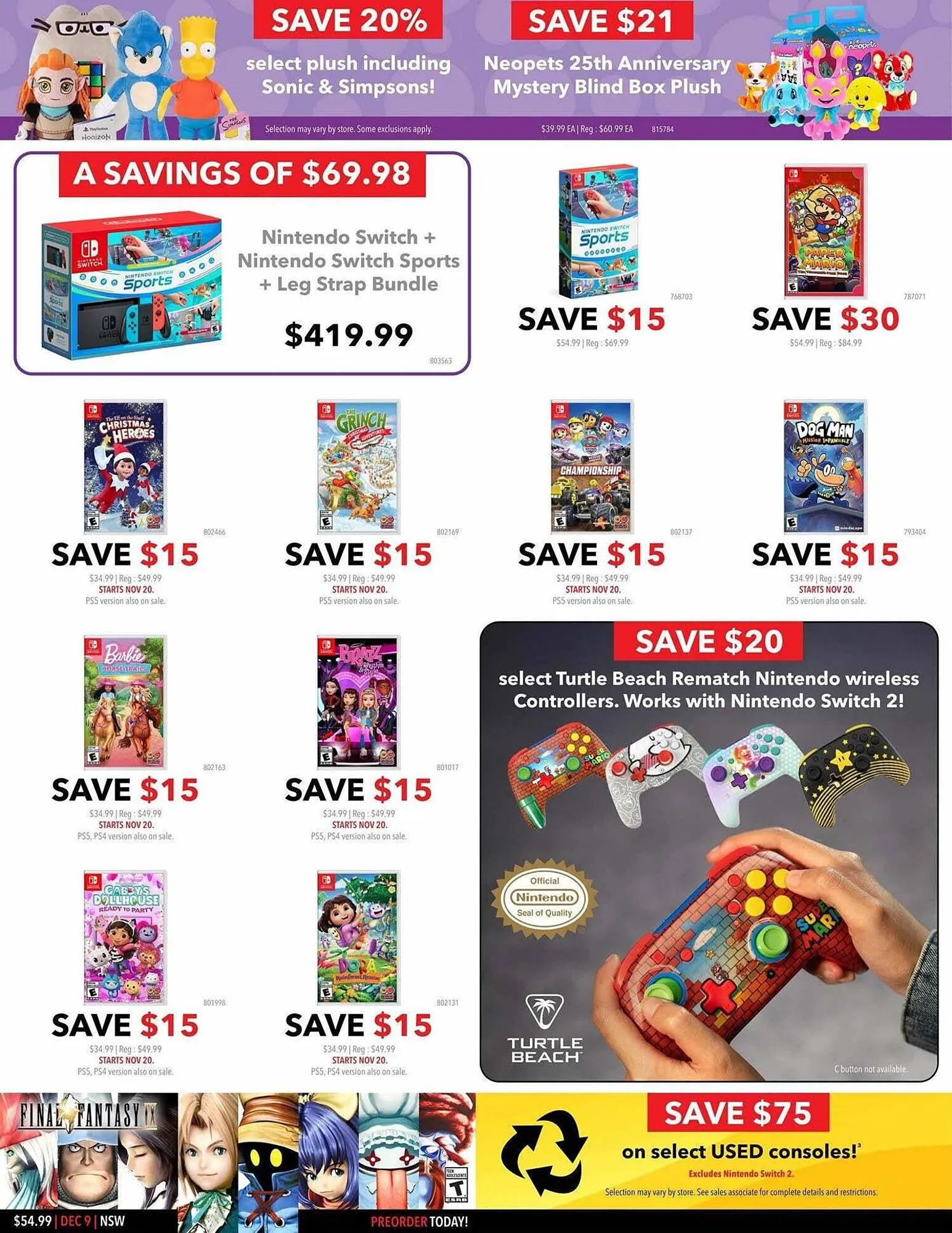 GameStop flyer from November 21 to November 26 2025 - flyer page 6