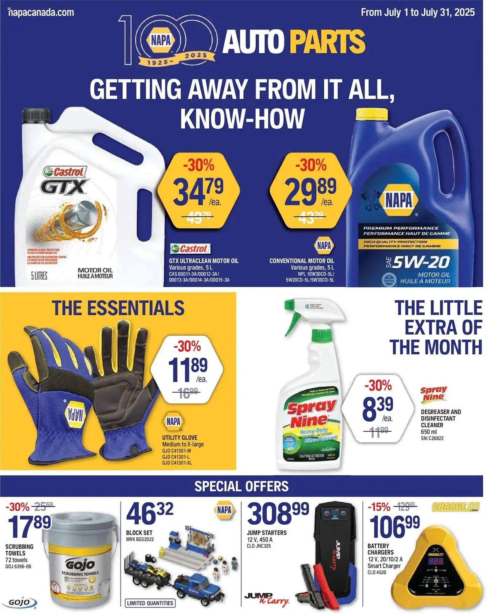 NAPA Auto Parts flyer - 1
