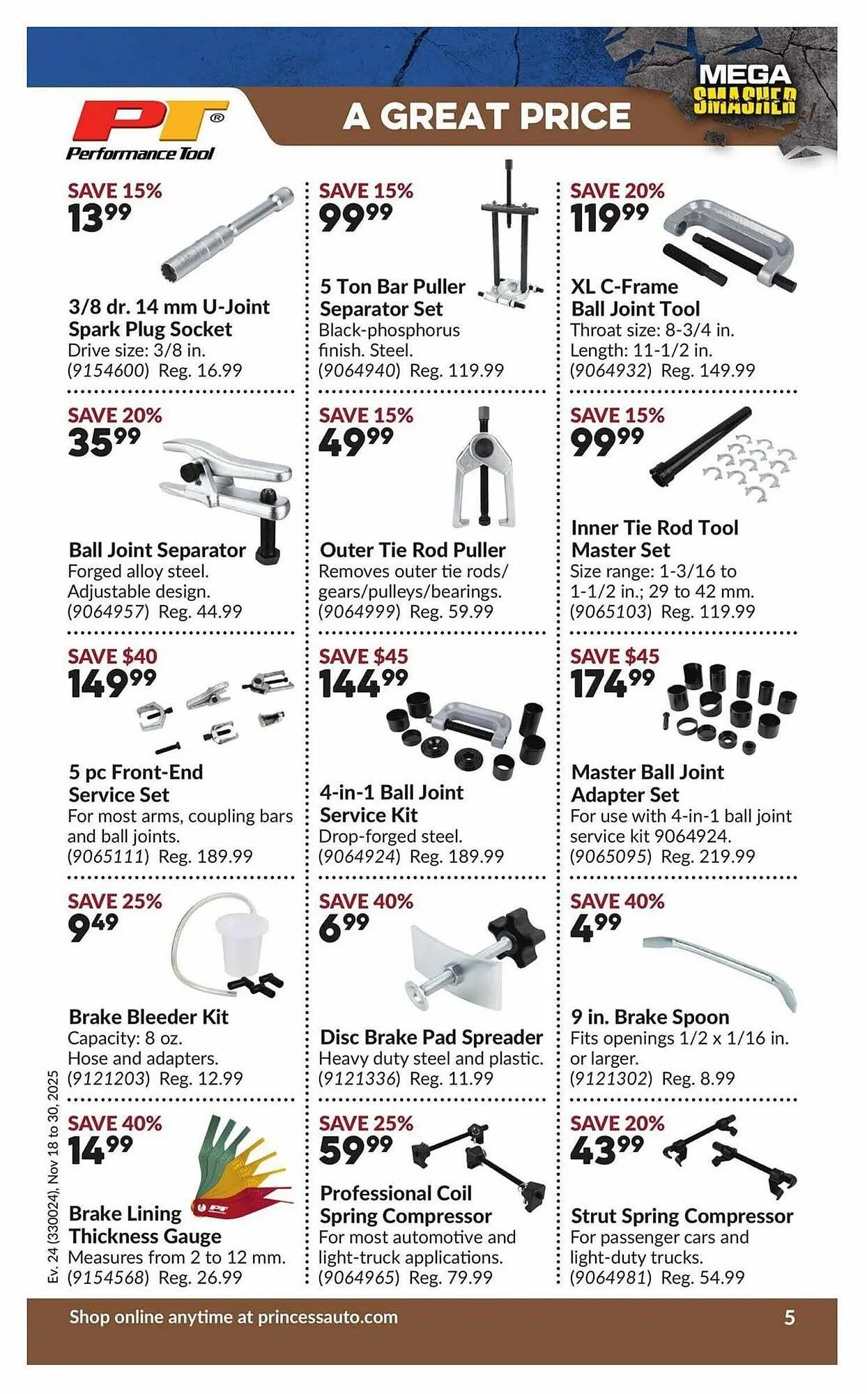 Princess Auto flyer from November 13 to November 20 2025 - flyer page 10