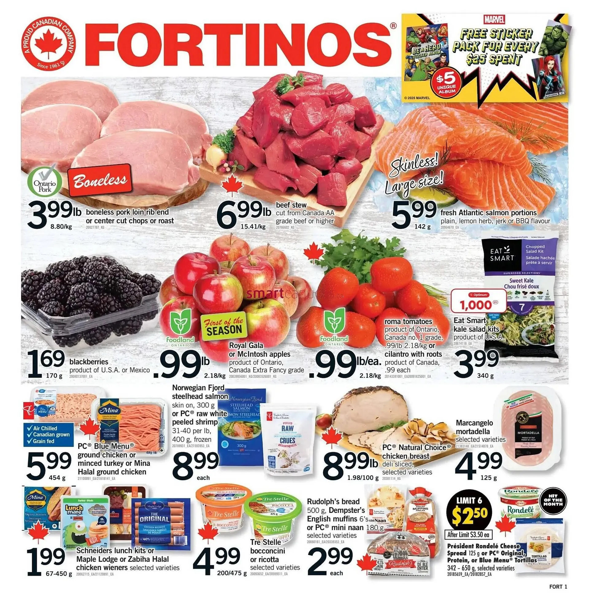 Fortinos flyer from September 11 to September 17 2025 - flyer page 1