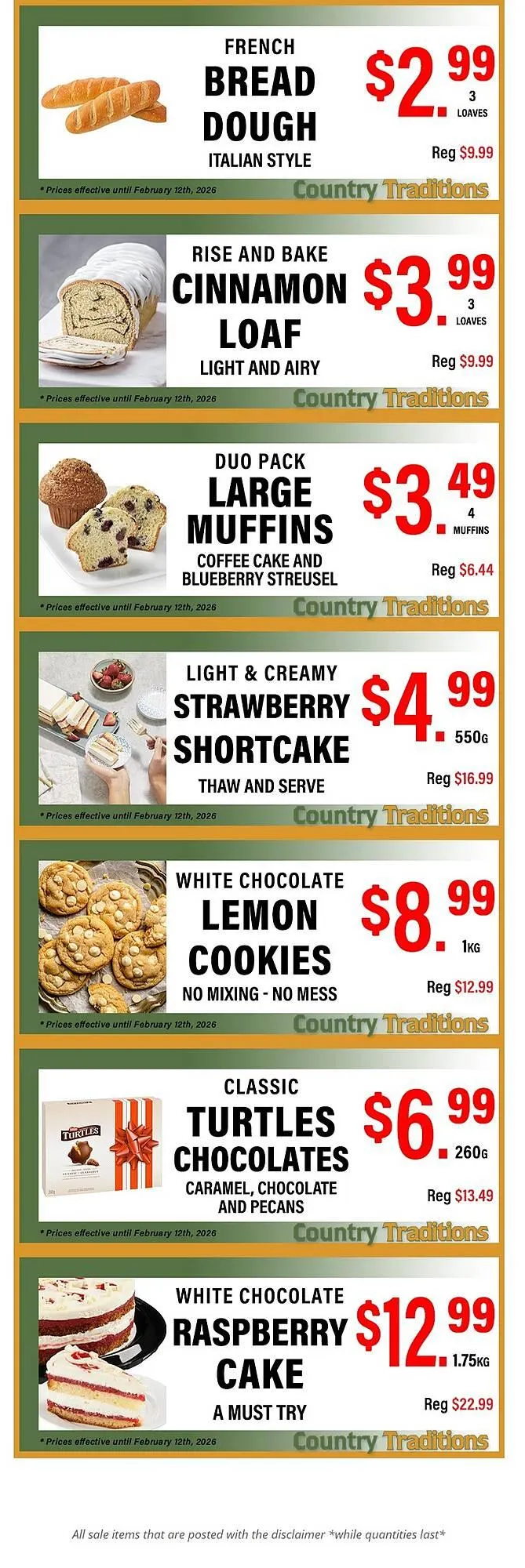 Country Traditions flyer from February 6 to February 12 2026 - flyer page 4