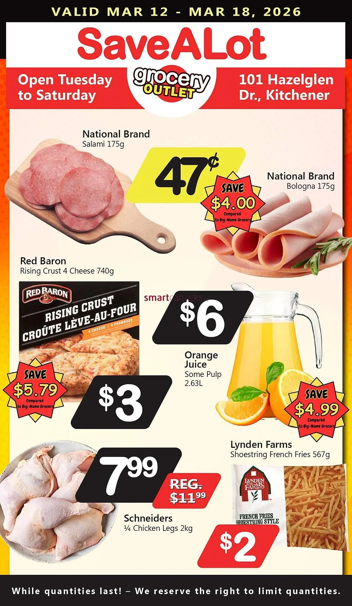 Save on Foods flyer from March 12 to March 18 2026 - flyer page 1