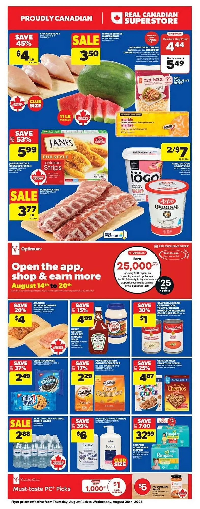Real Canadian Superstore flyer from August 14 to August 20 2025 - flyer page 2