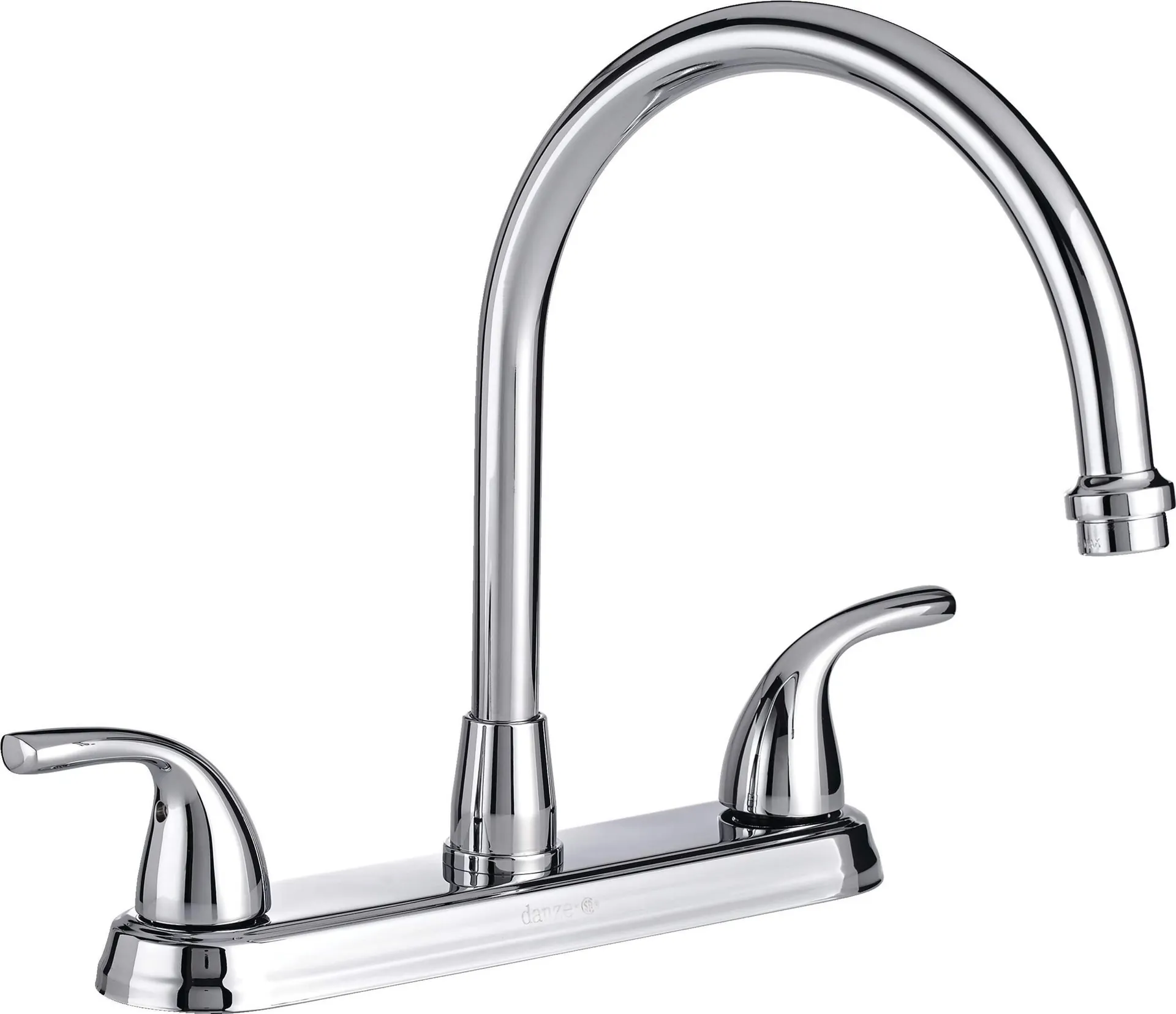 Danze Double Handle High Arc Kitchen Faucet, Chrome