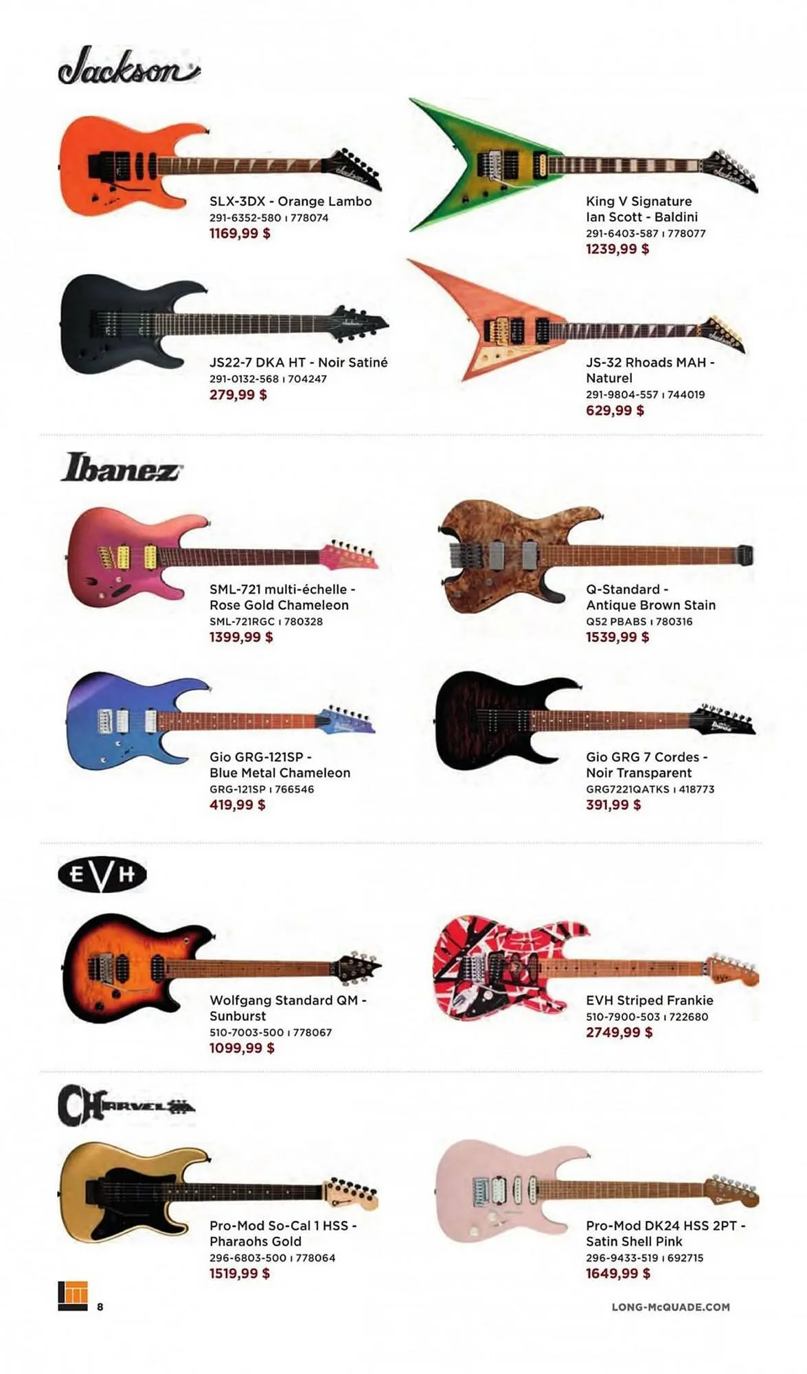 Long & McQuade flyer from November 3 to July 1 2024 - flyer page 8