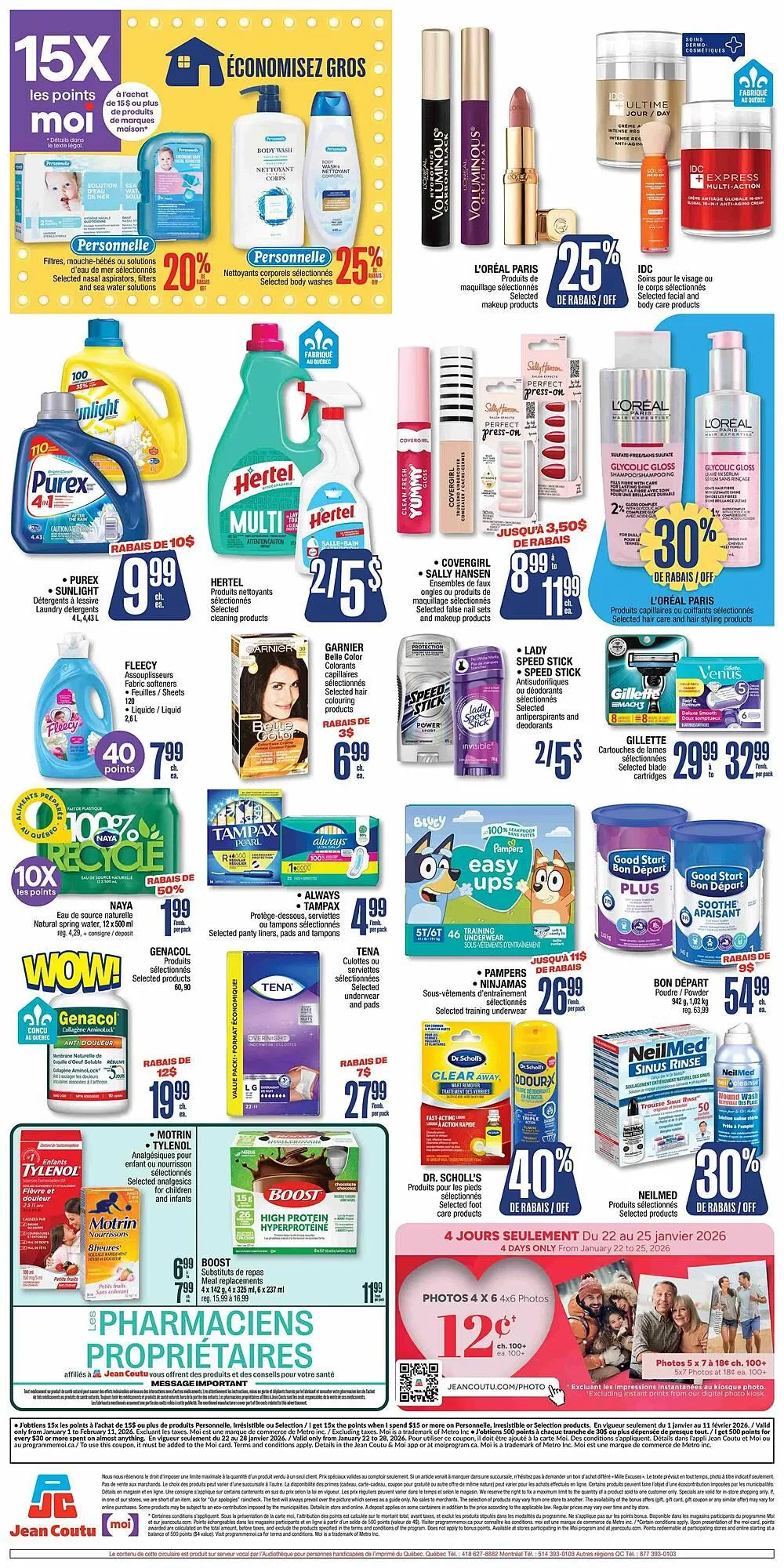 Jean Coutu flyer from January 22 to January 28 2026 - flyer page 2