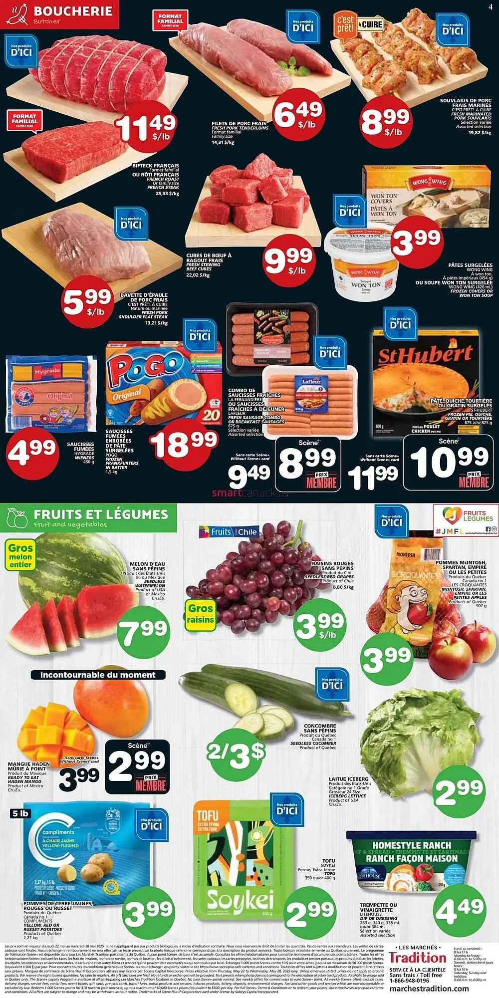 Marches Tradition flyer from May 22 to June 11 2025 - flyer page 2