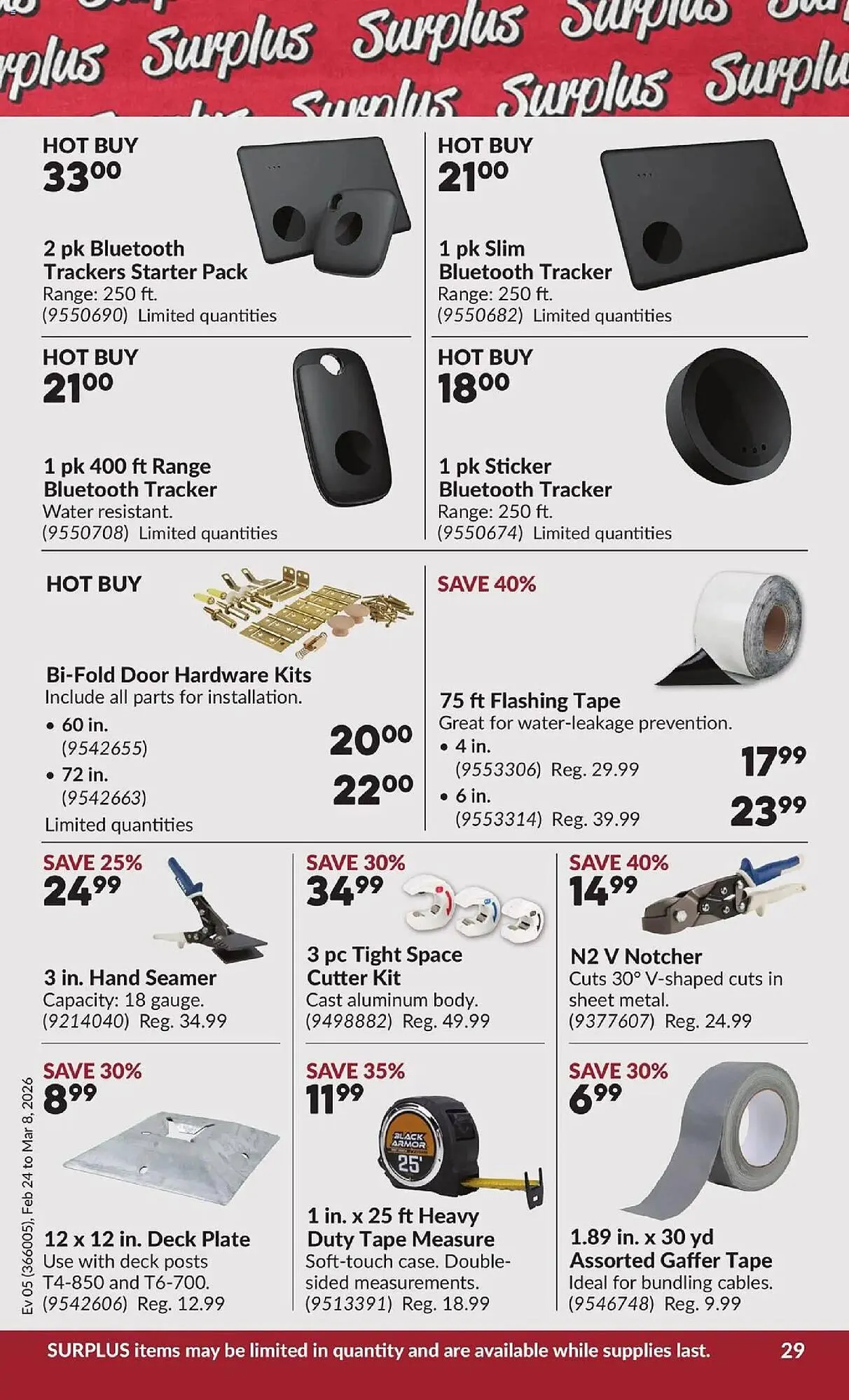 Princess Auto flyer from February 24 to March 9 2026 - flyer page 33