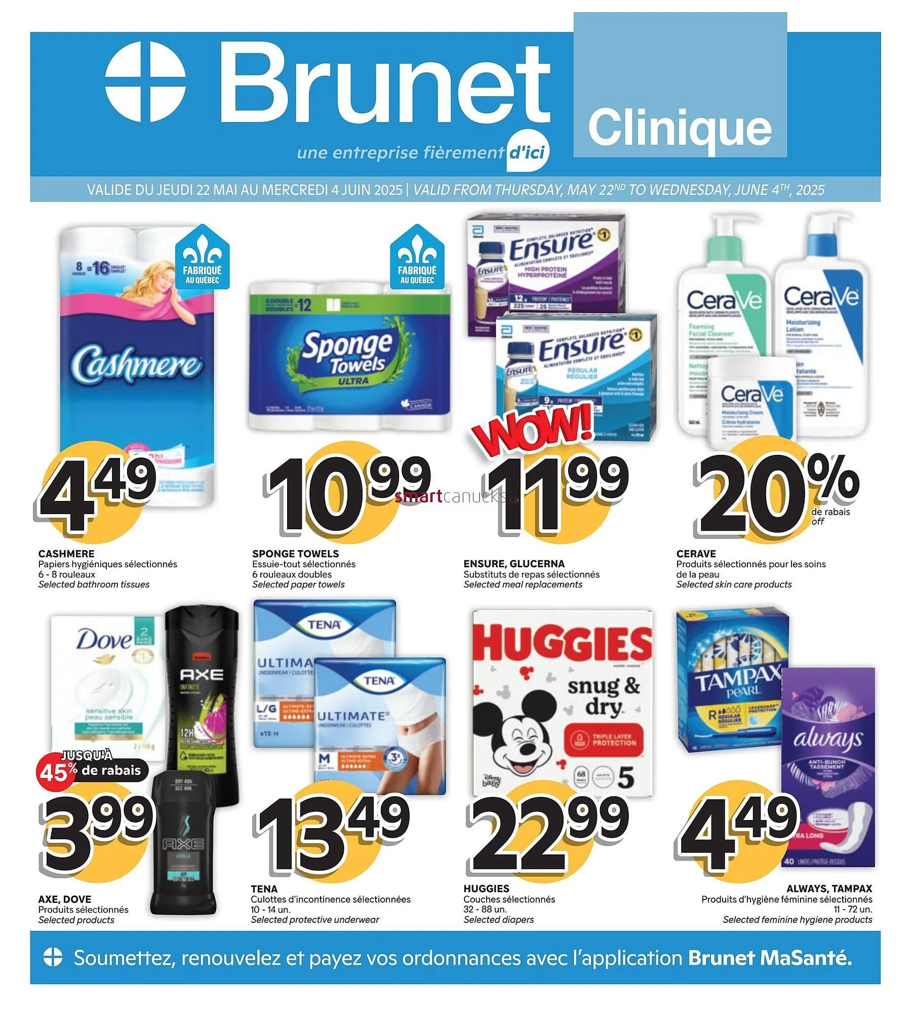 Brunet flyer from May 22 to June 11 2025 - flyer page 1