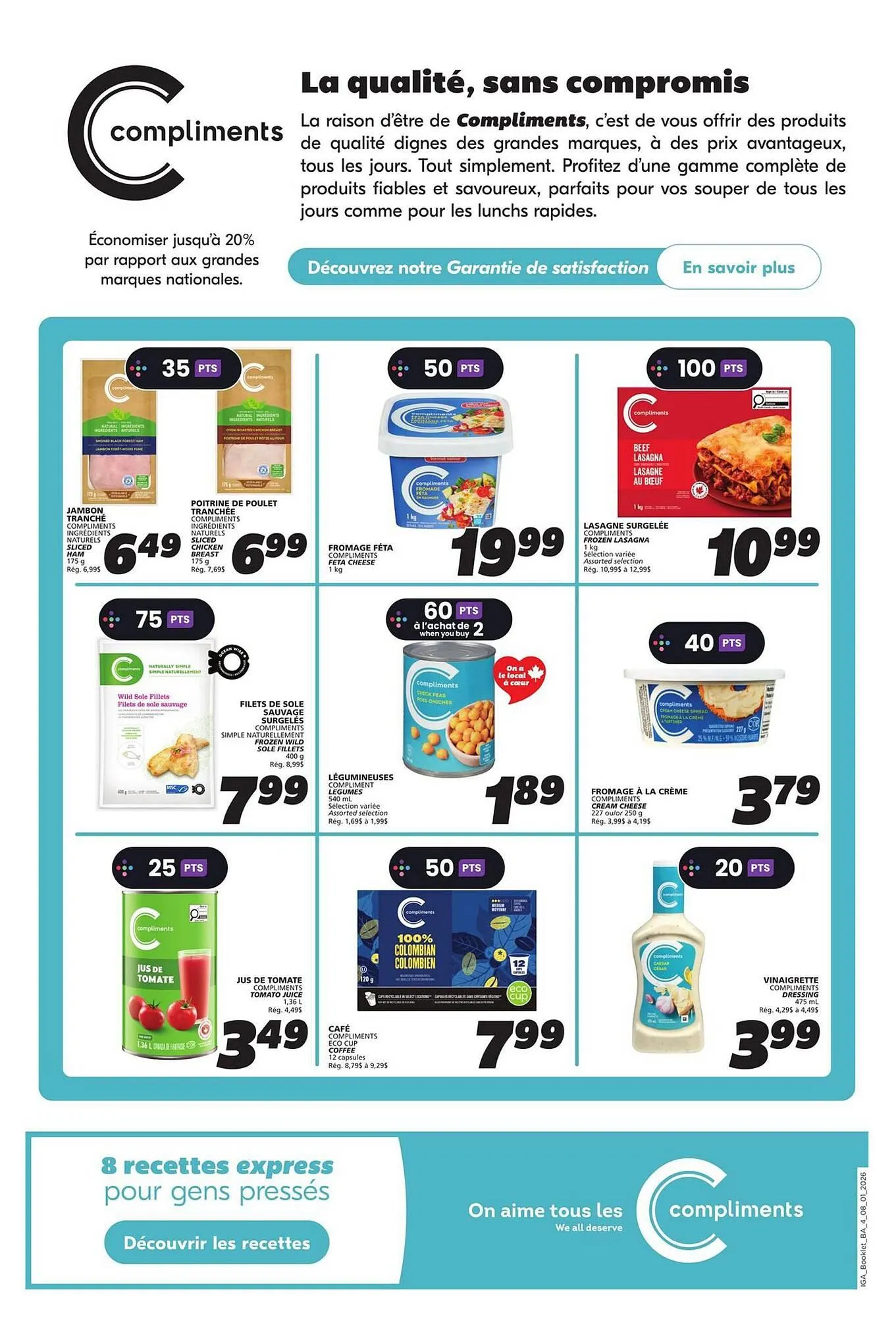 IGA flyer from January 8 to January 14 2026 - flyer page 18