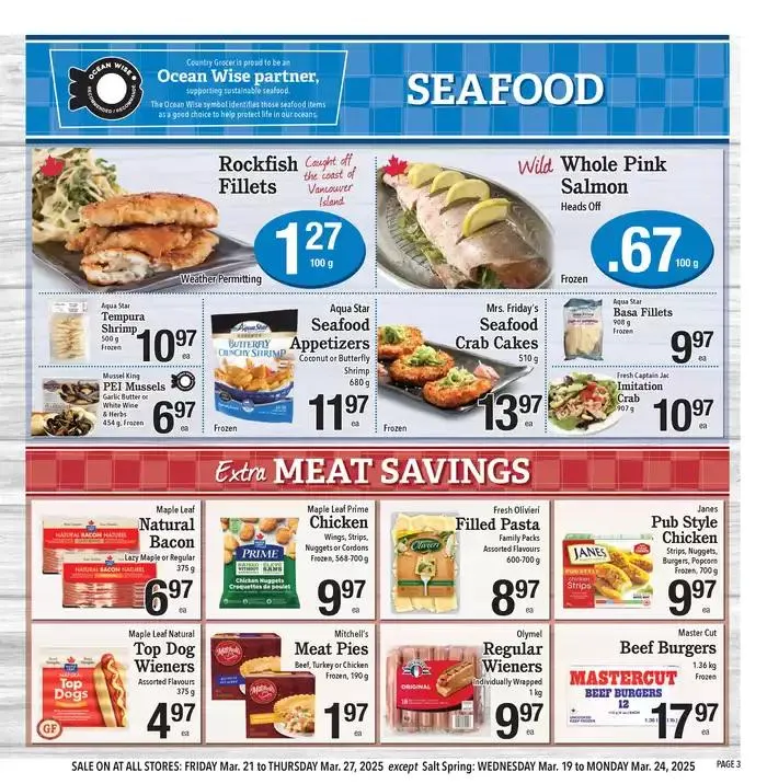 Current bargains and offers from March 21 to March 27 2025 - flyer page 3
