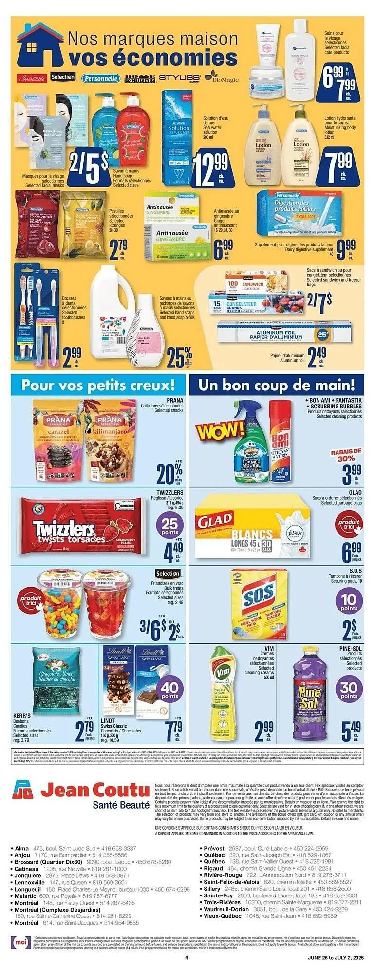 Jean Coutu flyer from June 25 to July 2 2025 - flyer page 4