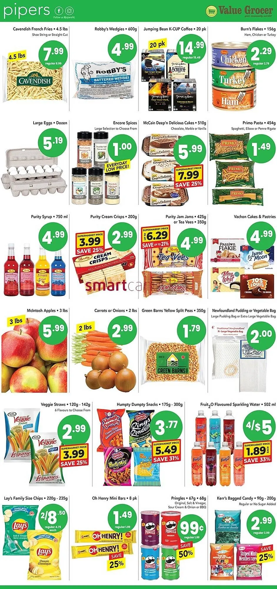 Pipers flyer from August 28 to September 10 2025 - flyer page 2