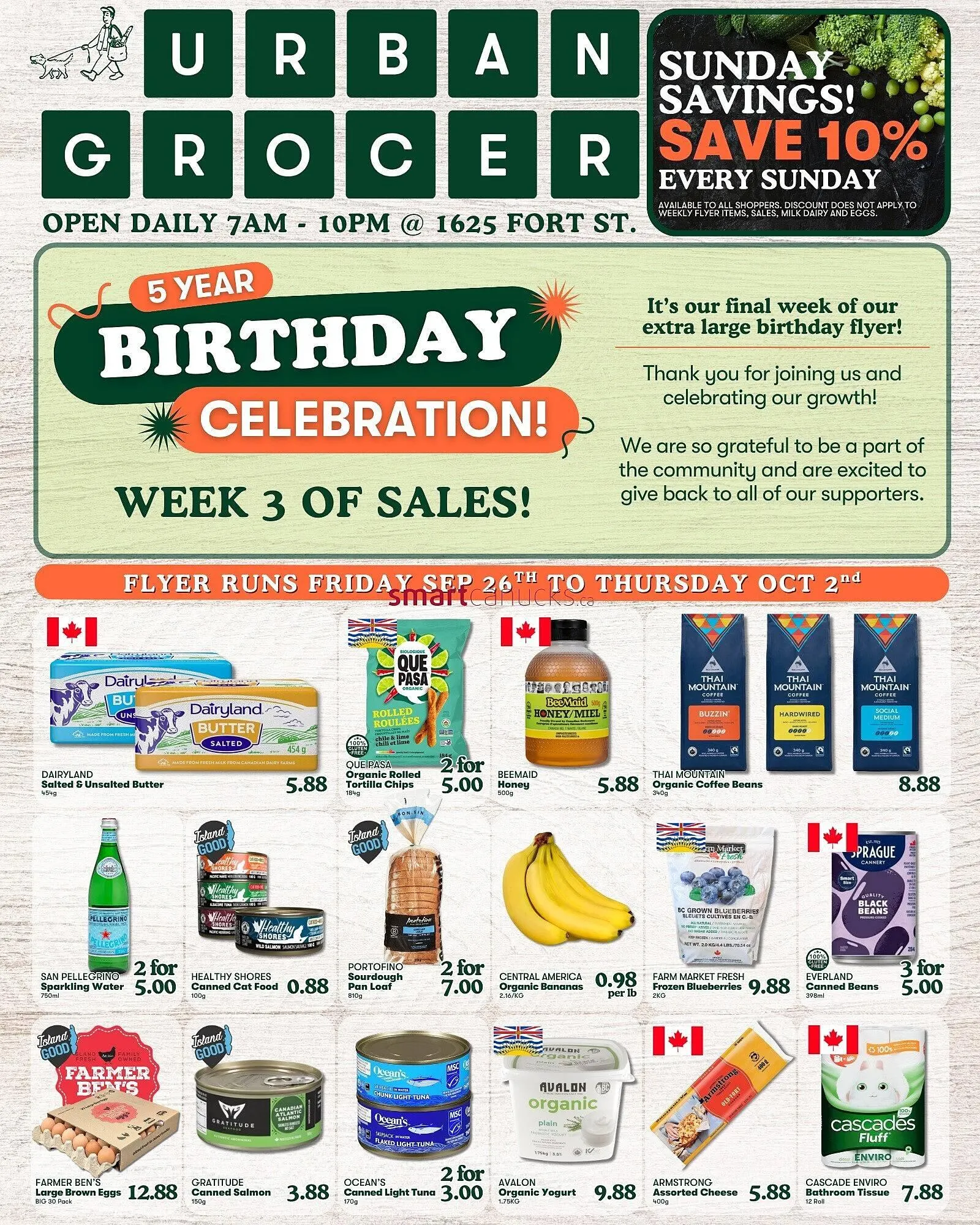 Urban Grocer flyer from September 26 to October 2 2025 - flyer page 1