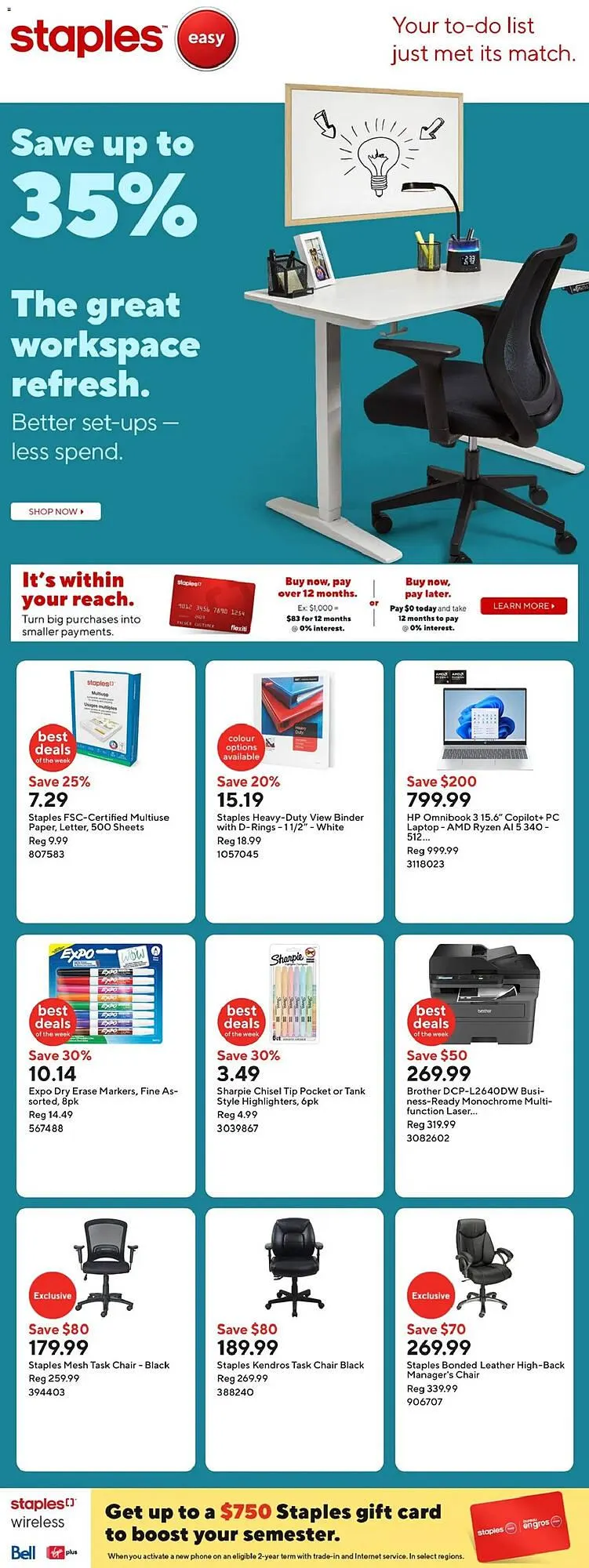 Staples flyer - 1