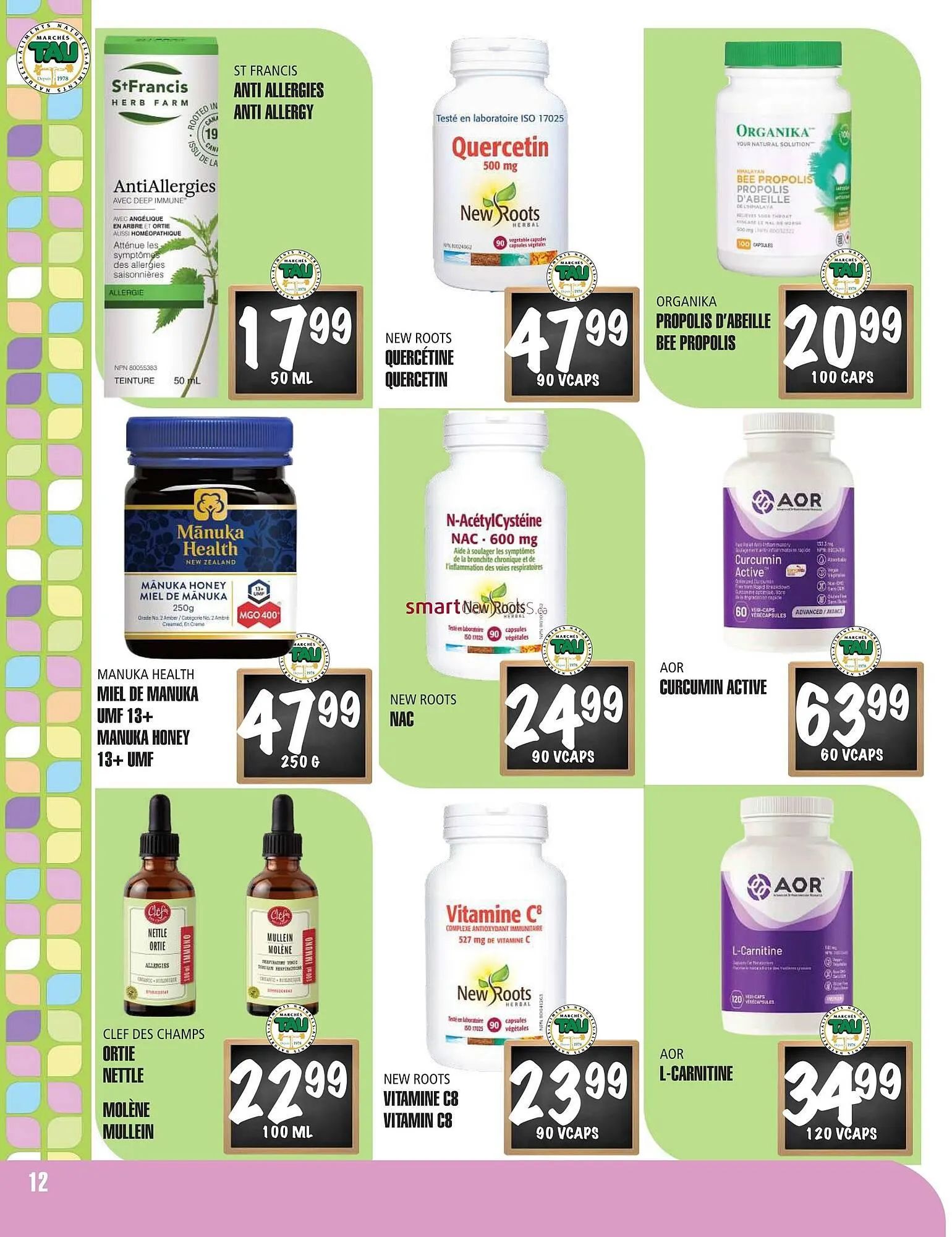 Marches Tau flyer from March 31 to April 13 2025 - flyer page 12