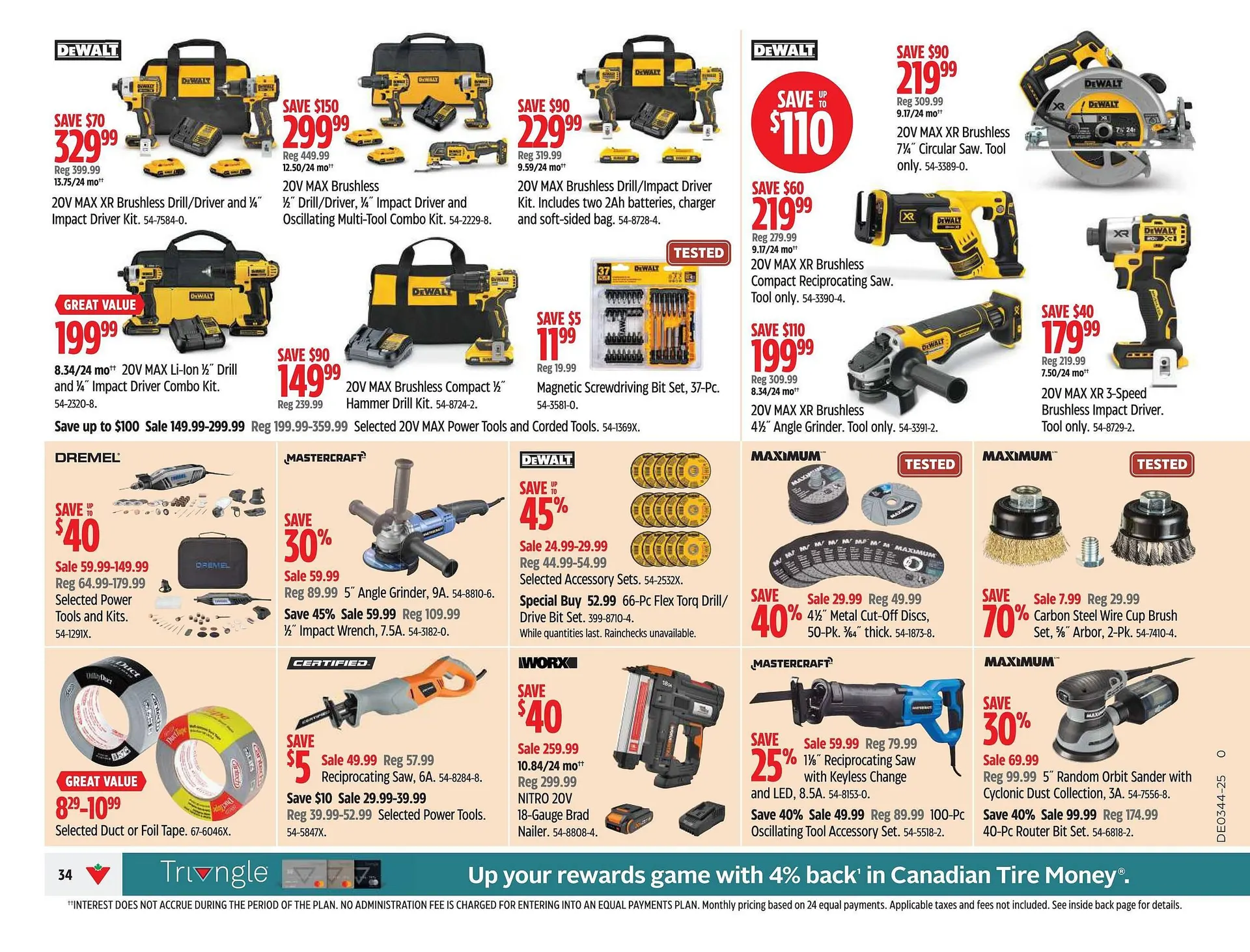 Canadian Tire flyer from October 23 to October 29 2025 - flyer page 34