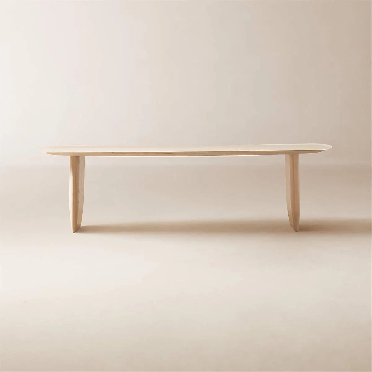 Spigolo Bleached Oak Dining Table 107" by goop