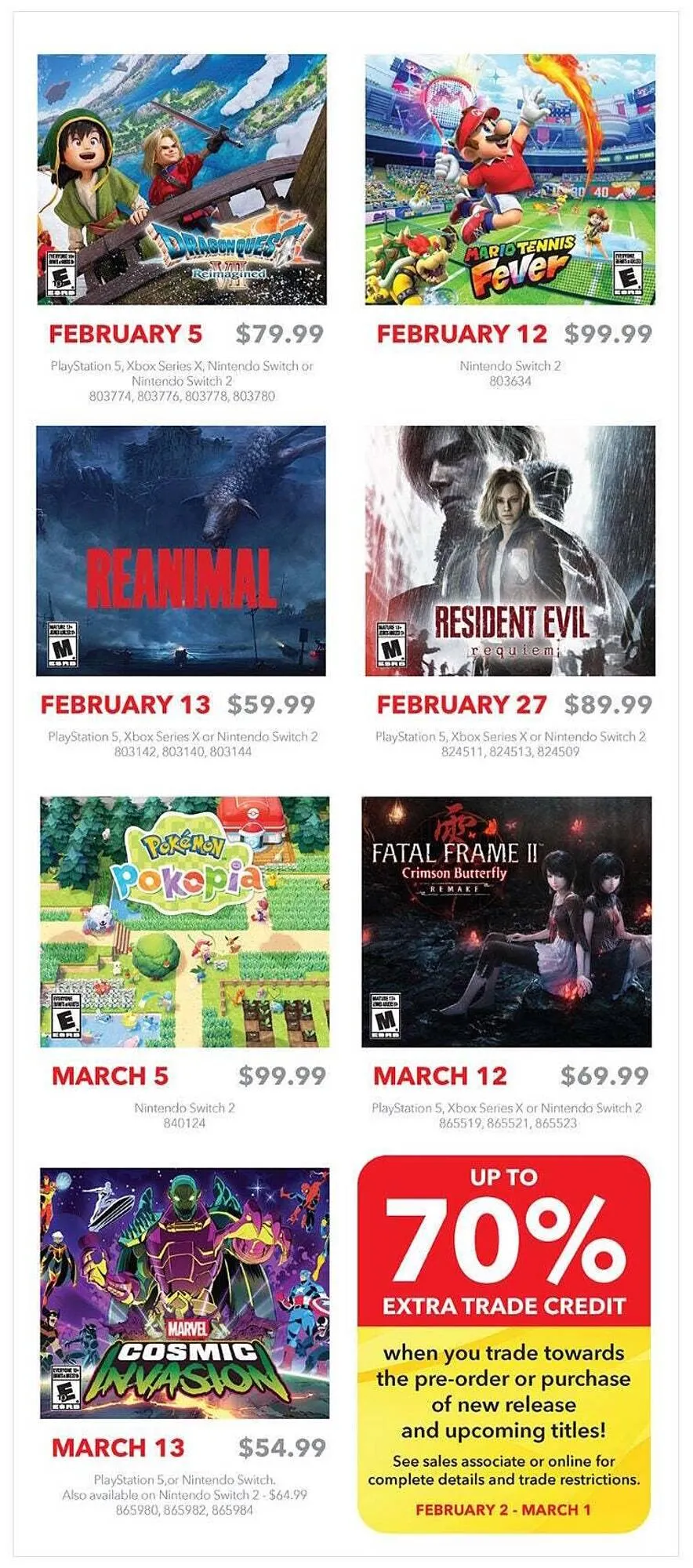EB Games flyer from February 2 to March 2 2026 - flyer page 2