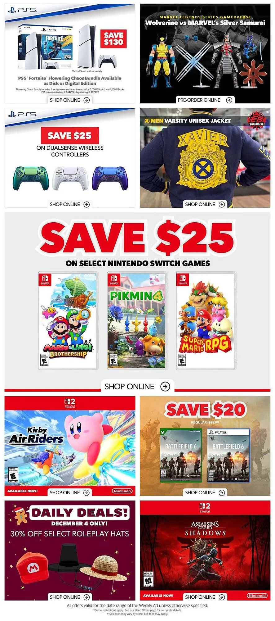 GameStop flyer from December 4 to December 11 2025 - flyer page 2