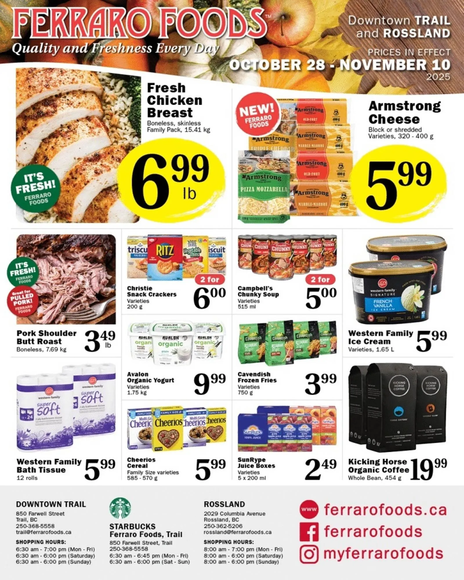 Ferraro Foods flyer from October 28 to November 10 2025 - flyer page 1
