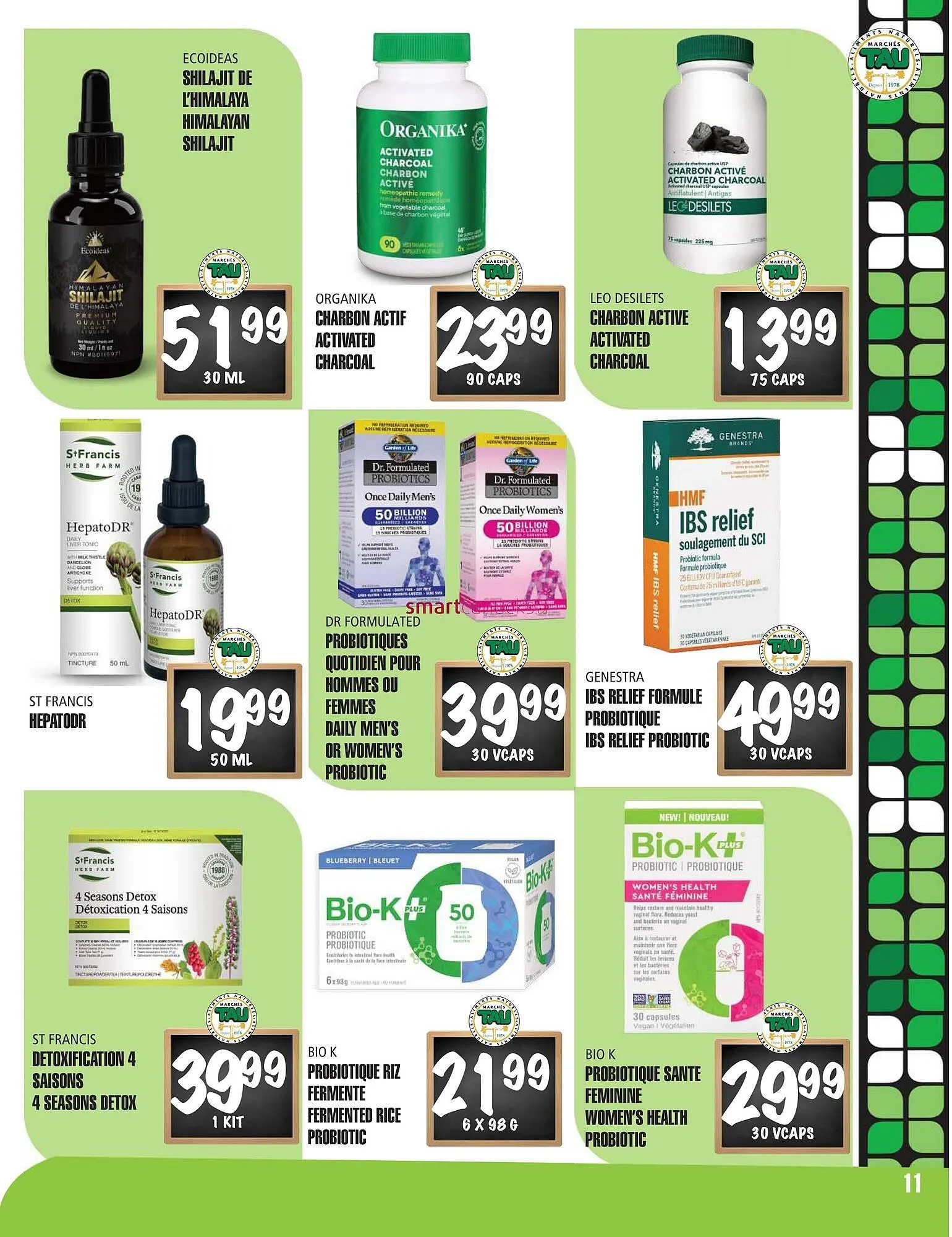 Marches Tau flyer from August 4 to August 31 2025 - flyer page 11