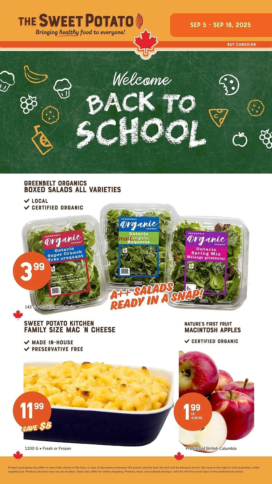The Sweet Potato flyer from September 5 to September 11 2025 - flyer page 1