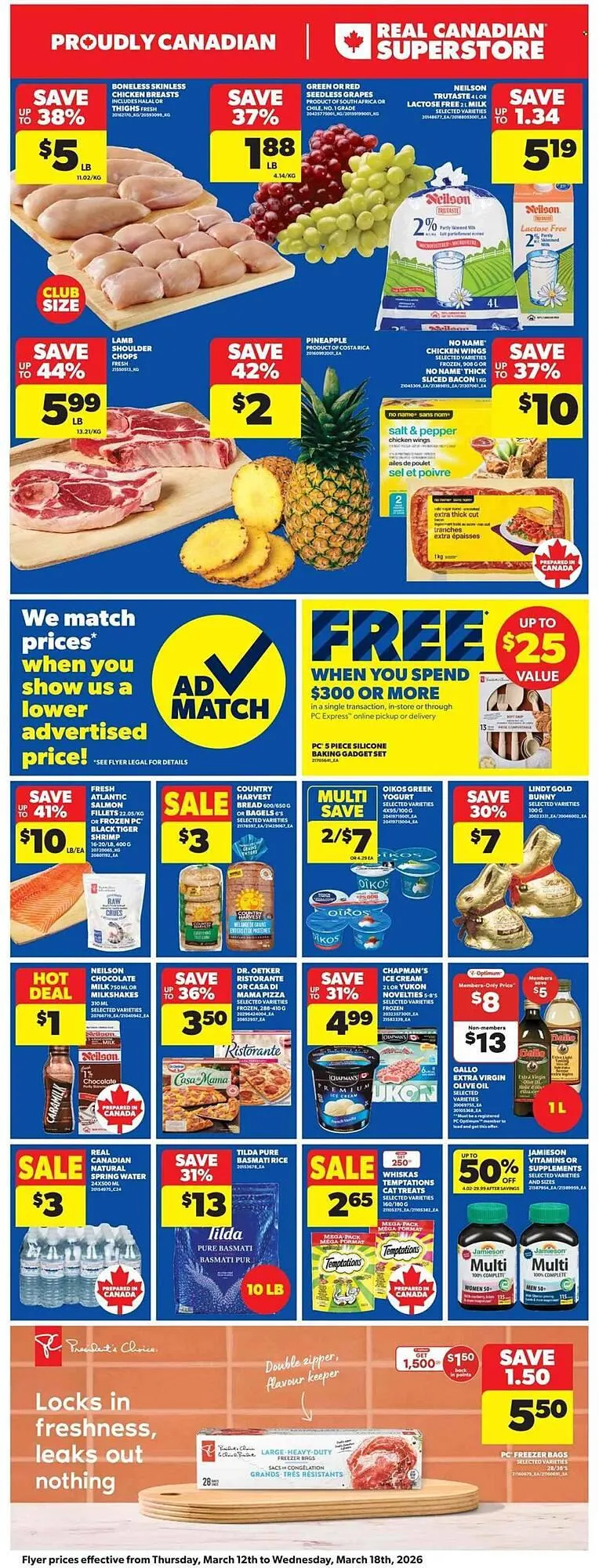 Real Canadian Superstore flyer from March 12 to March 18 2026 - flyer page 1