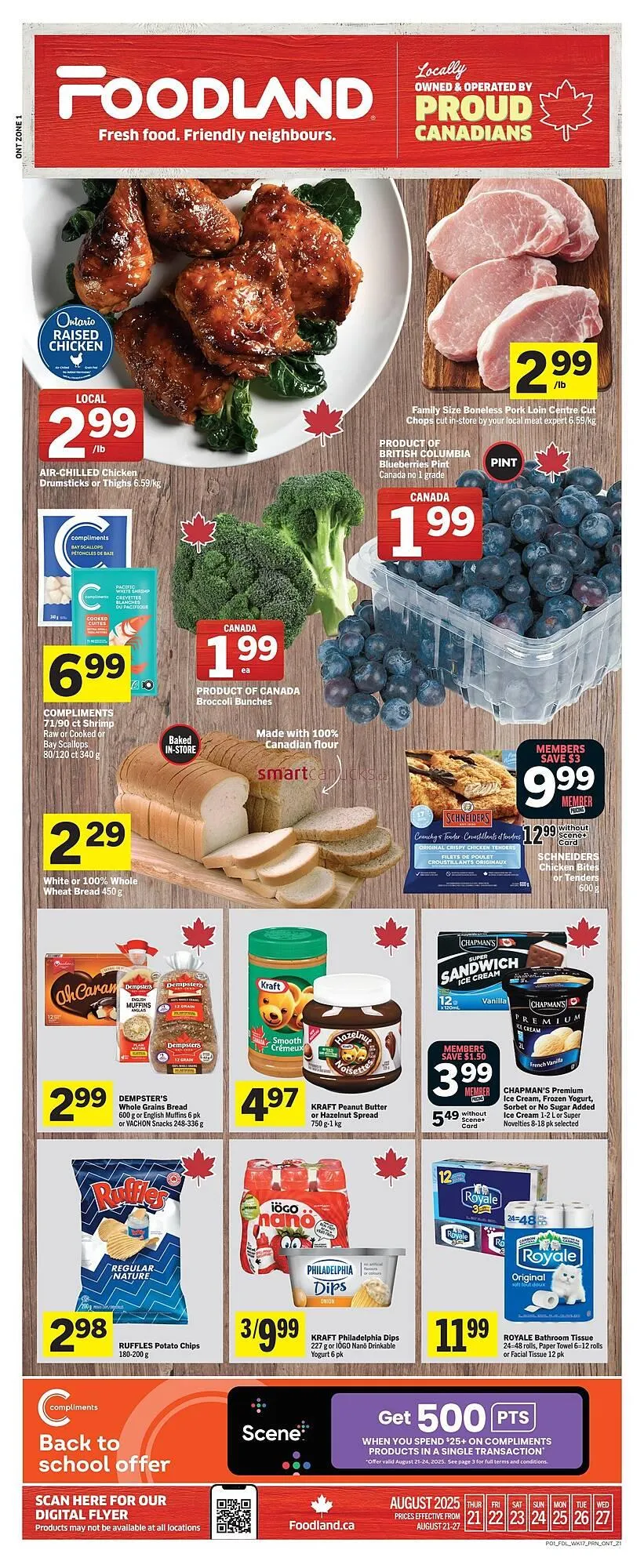 Foodland flyer from August 21 to August 27 2025 - flyer page 1