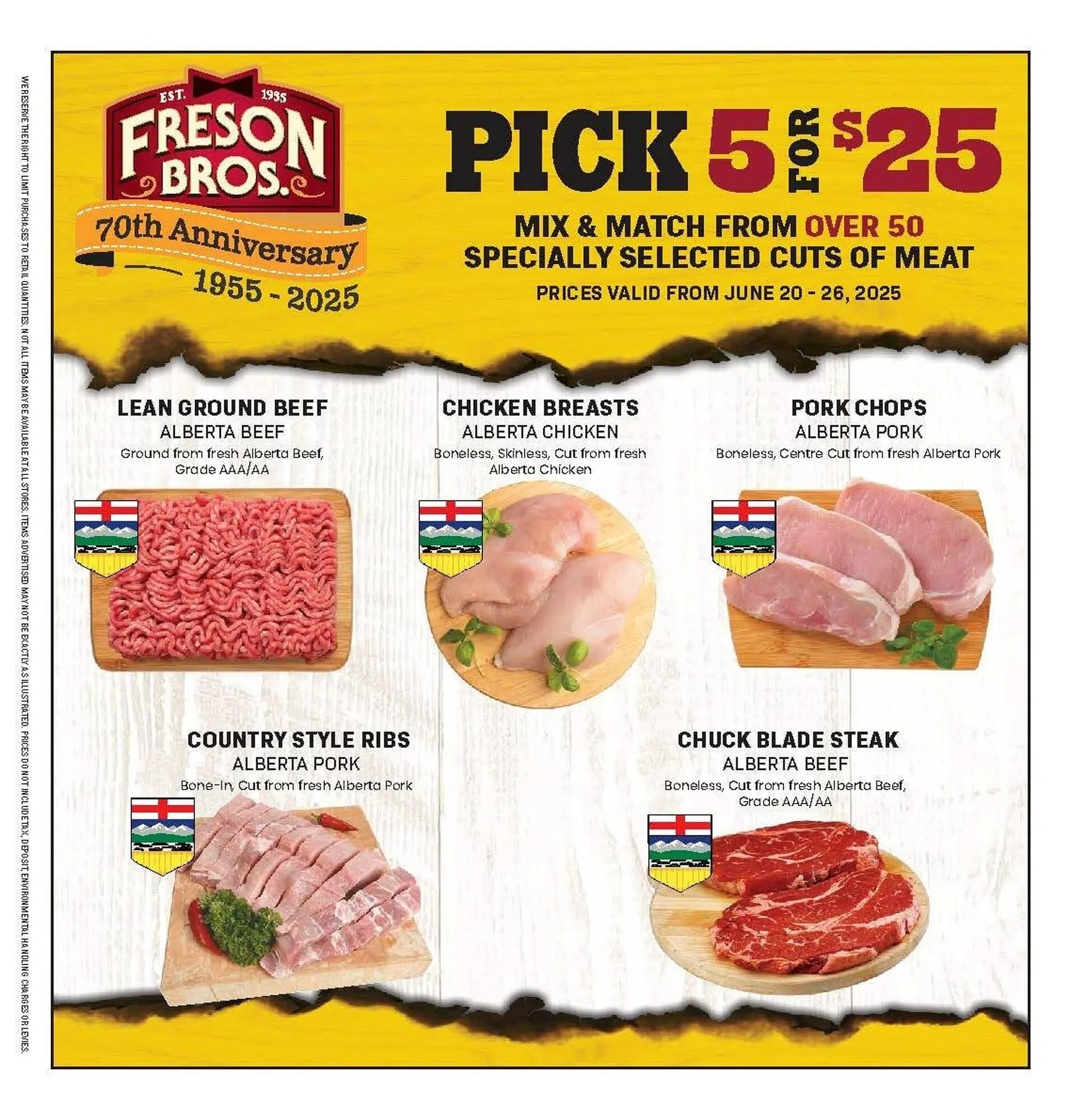 Freson Bros flyer from June 20 to June 26 2025 - flyer page 1