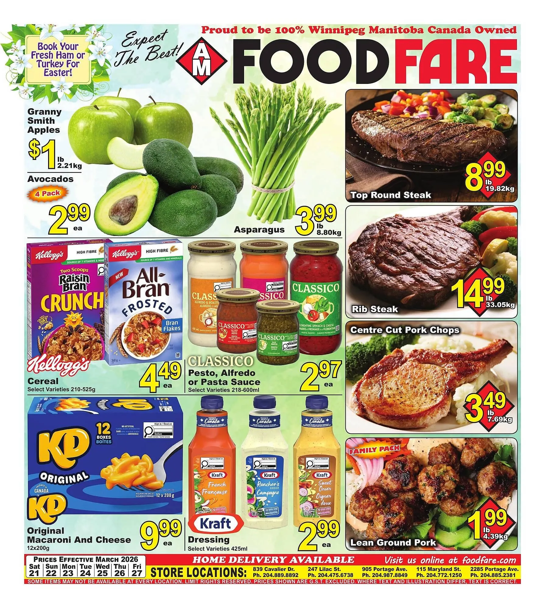 Food Fare flyer from March 21 to March 27 2026 - flyer page 1