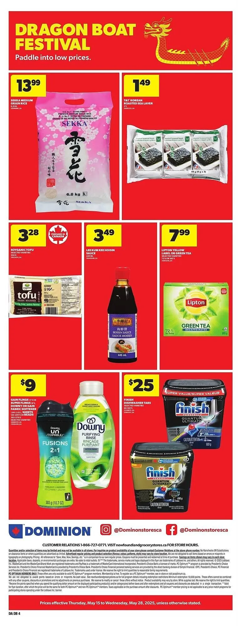 Dominion flyer from May 14 to May 27 2025 - flyer page 4