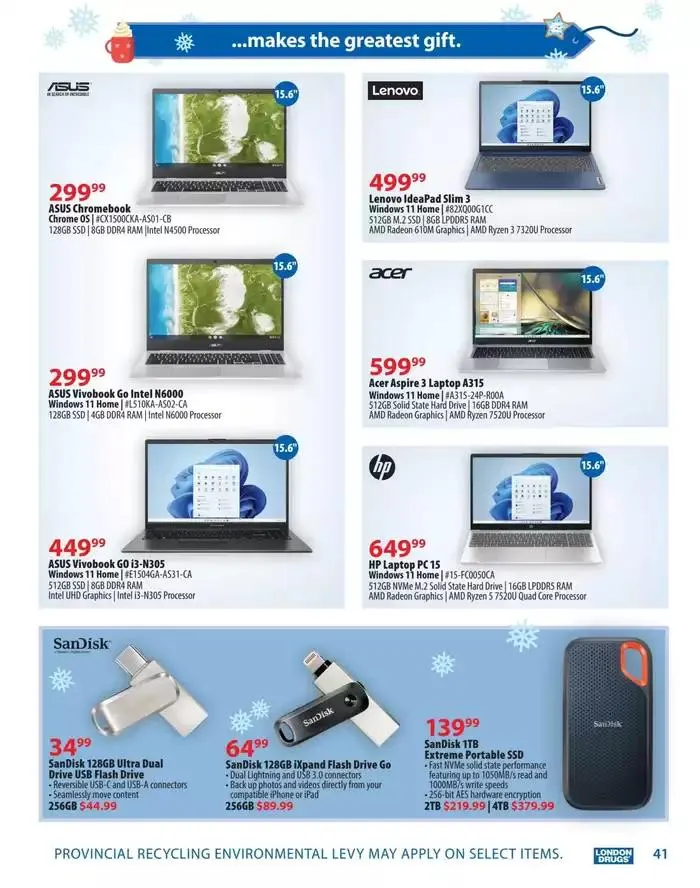 London Drugs Weekly ad from November 12 to December 26 2024 - flyer page 35