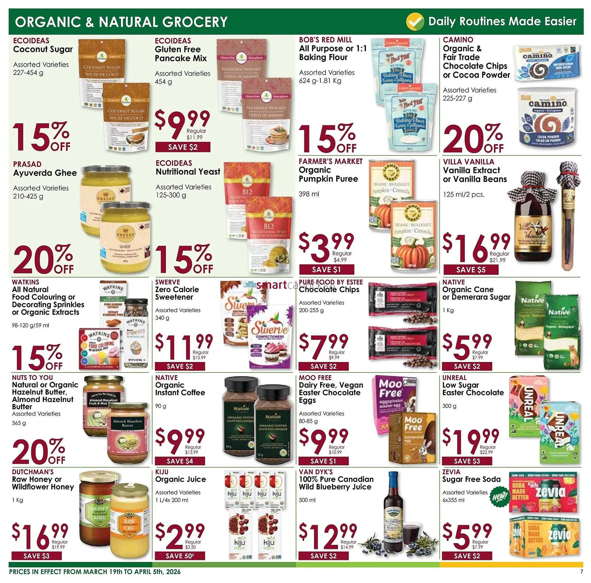 Nature's Emporium flyer from March 19 to April 5 2026 - flyer page 7