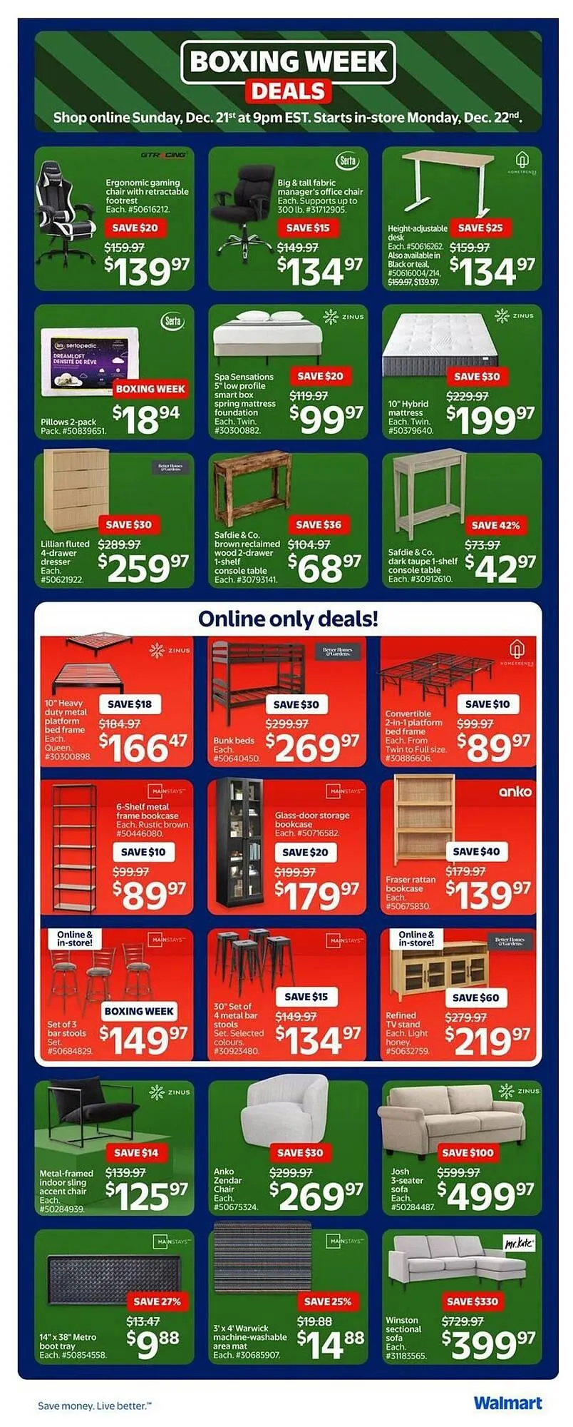 Walmart flyer from December 21 to December 31 2025 - flyer page 10