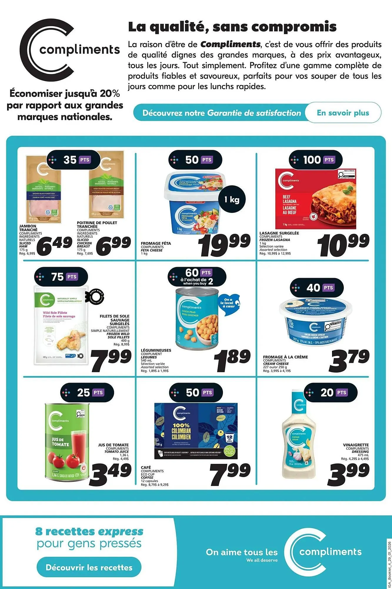 IGA flyer from January 29 to February 4 2026 - flyer page 22