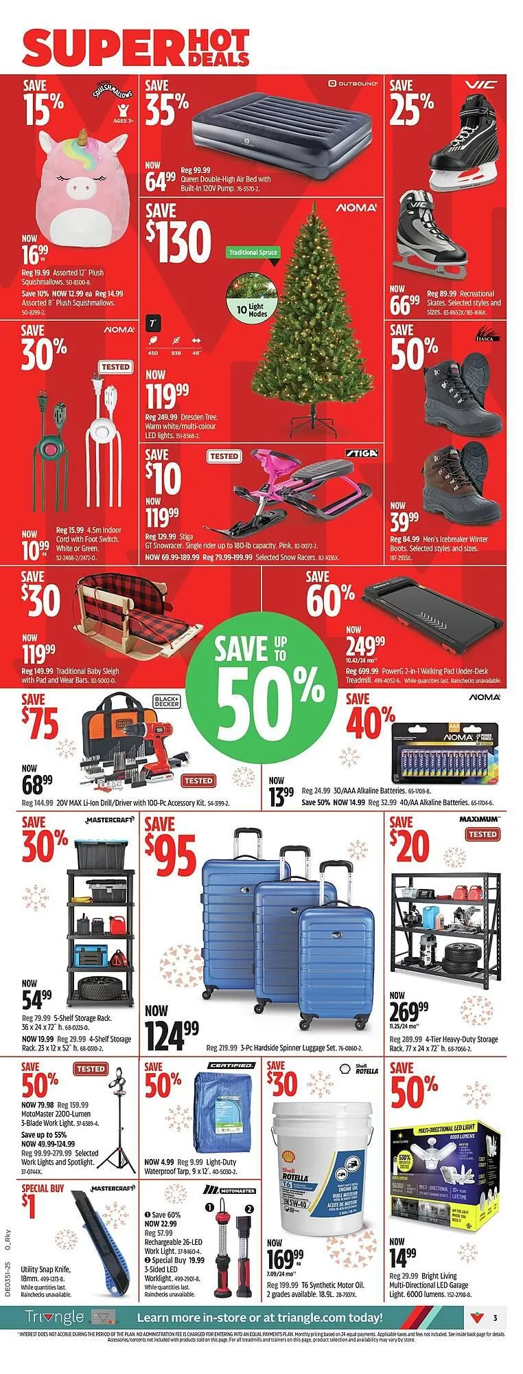 Canadian Tire flyer from December 11 to December 22 2025 - flyer page 3
