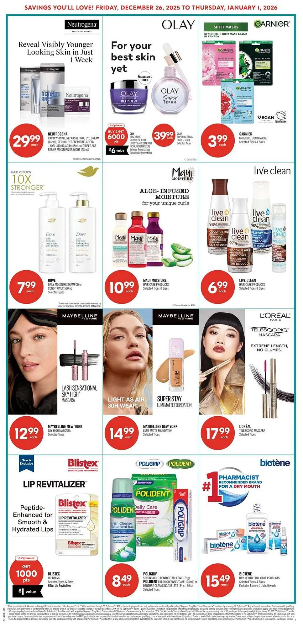 Shoppers Drug Mart flyer from December 25 to January 1 2026 - flyer page 12
