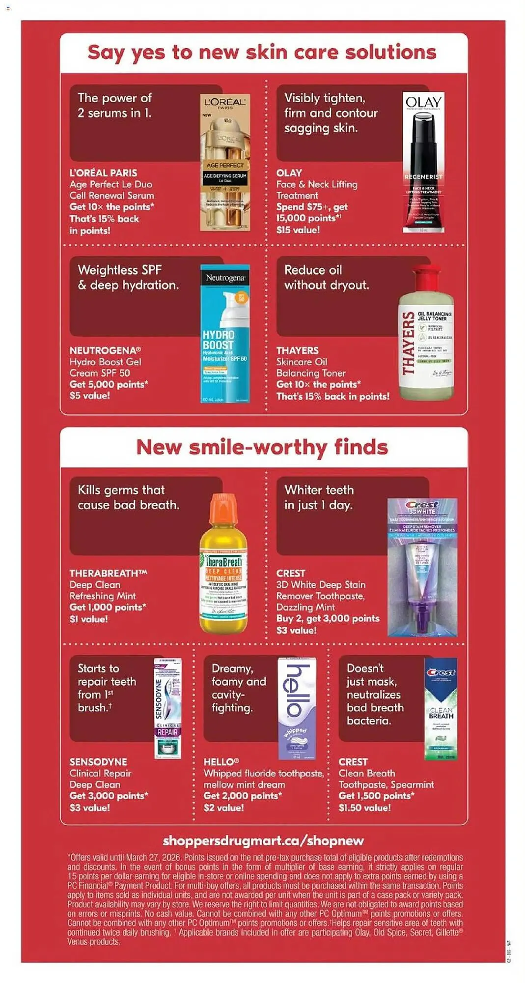 Shoppers Drug Mart flyer from March 21 to March 22 2026 - flyer page 19