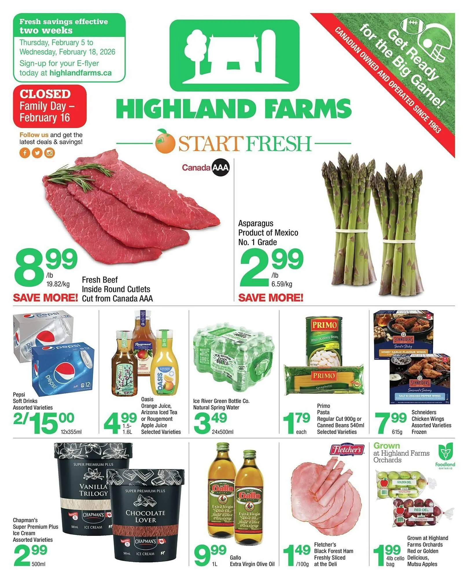 Highland Farms flyer - 1