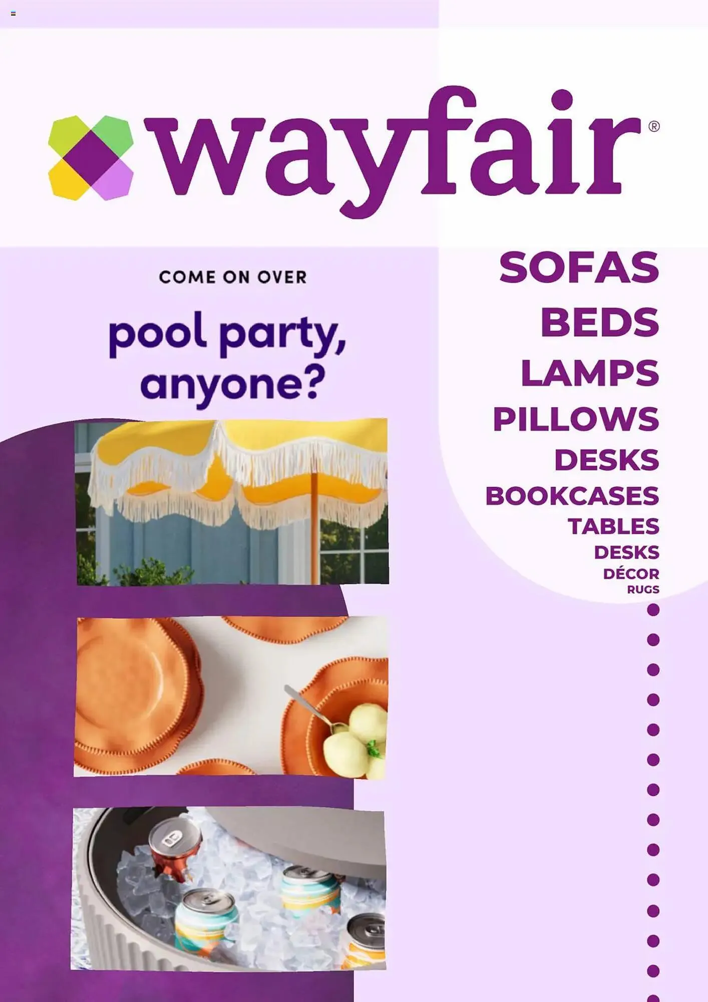 Wayfair flyer from July 8 to July 30 2025 - flyer page 1