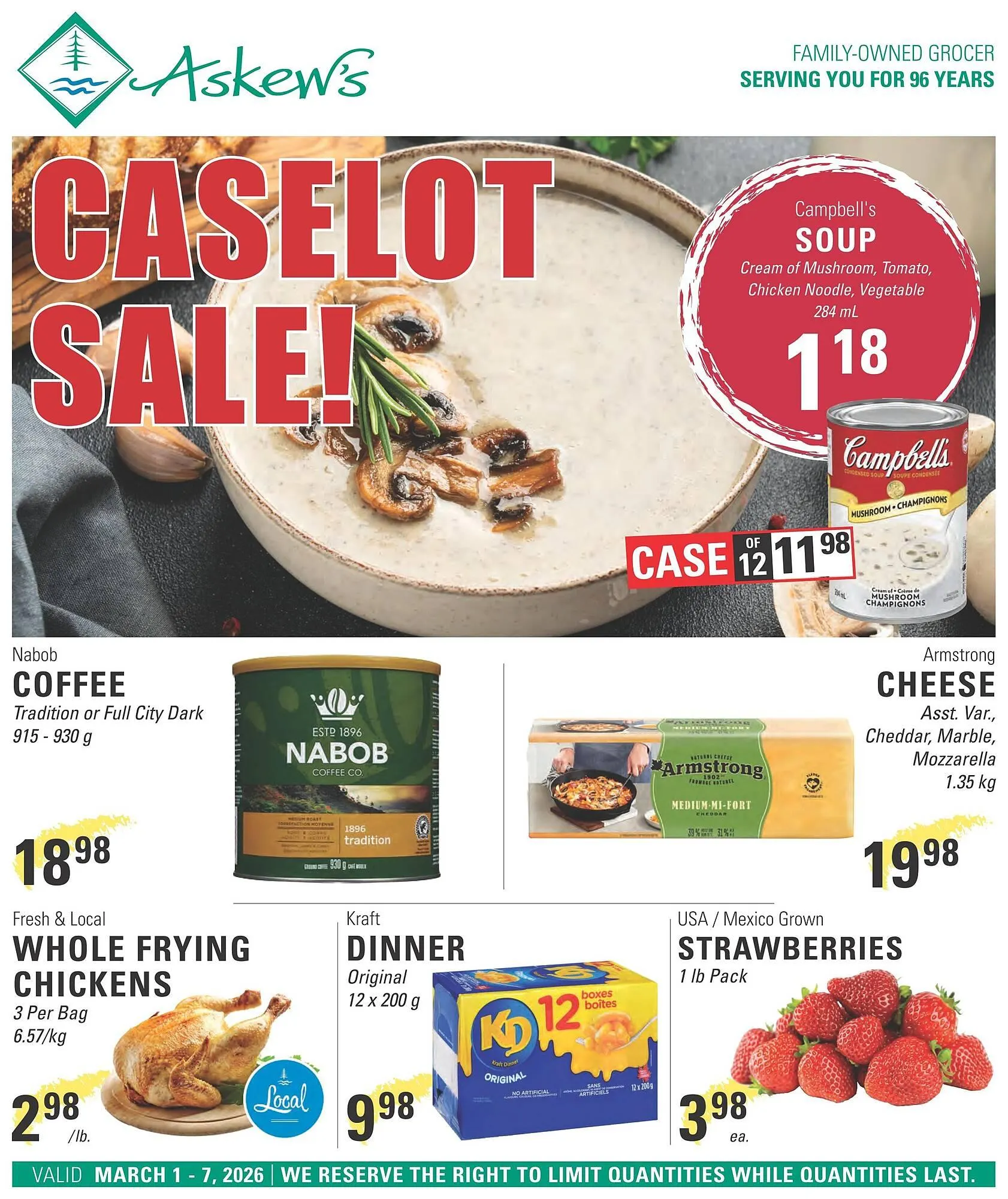 Askews Foods flyer from March 1 to March 7 2026 - flyer page 1
