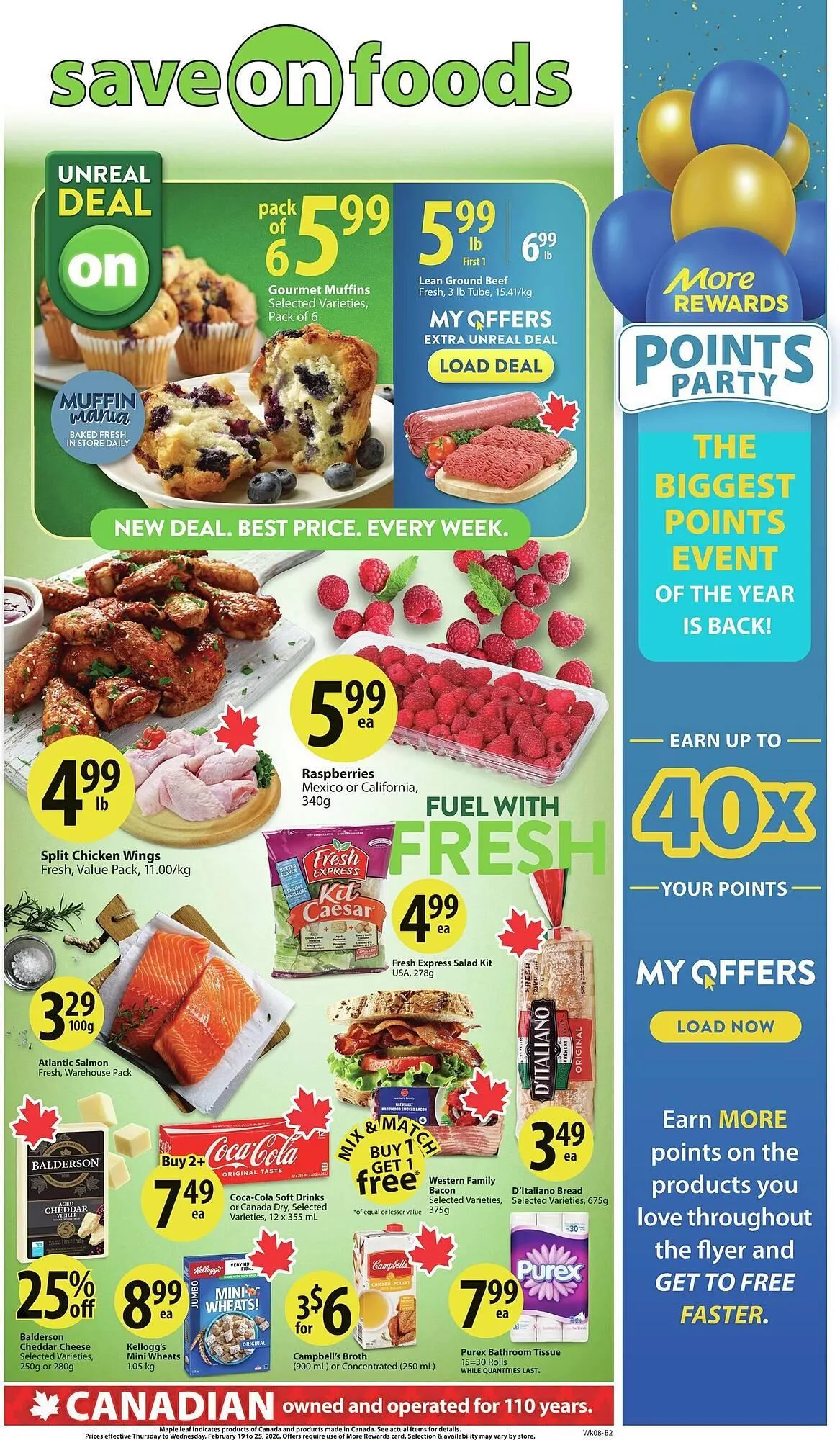Save on Foods flyer from February 19 to February 26 2026 - flyer page 1