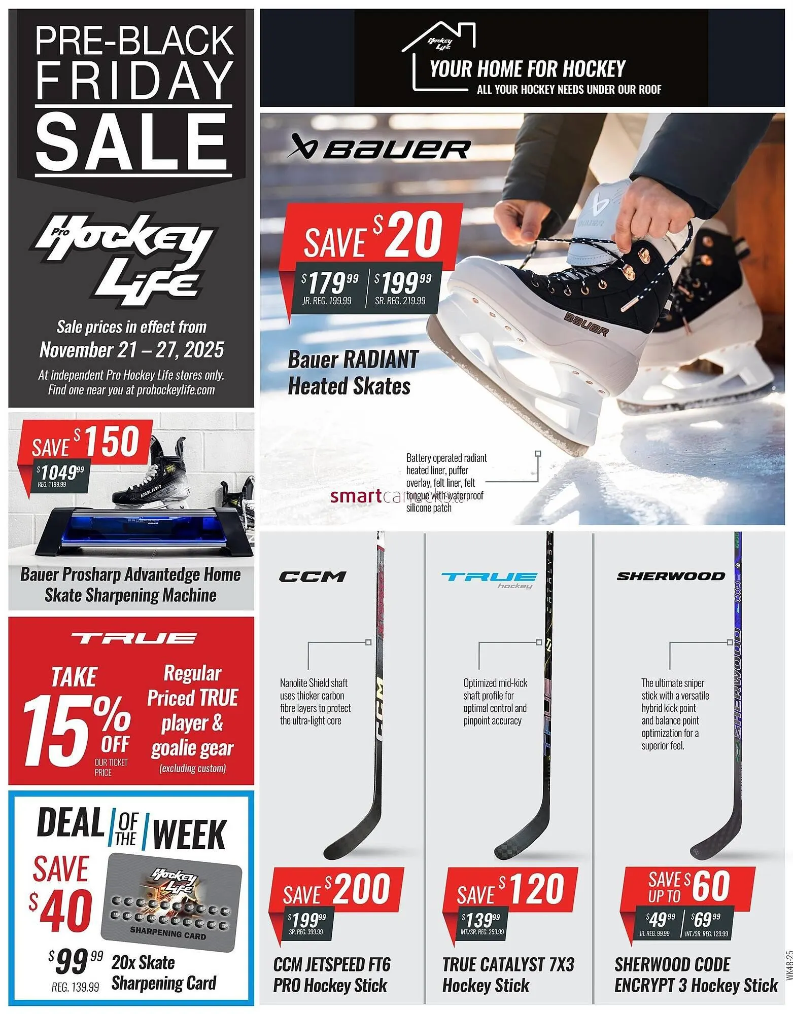 Hockey Life flyer from November 20 to November 26 2025 - flyer page 1