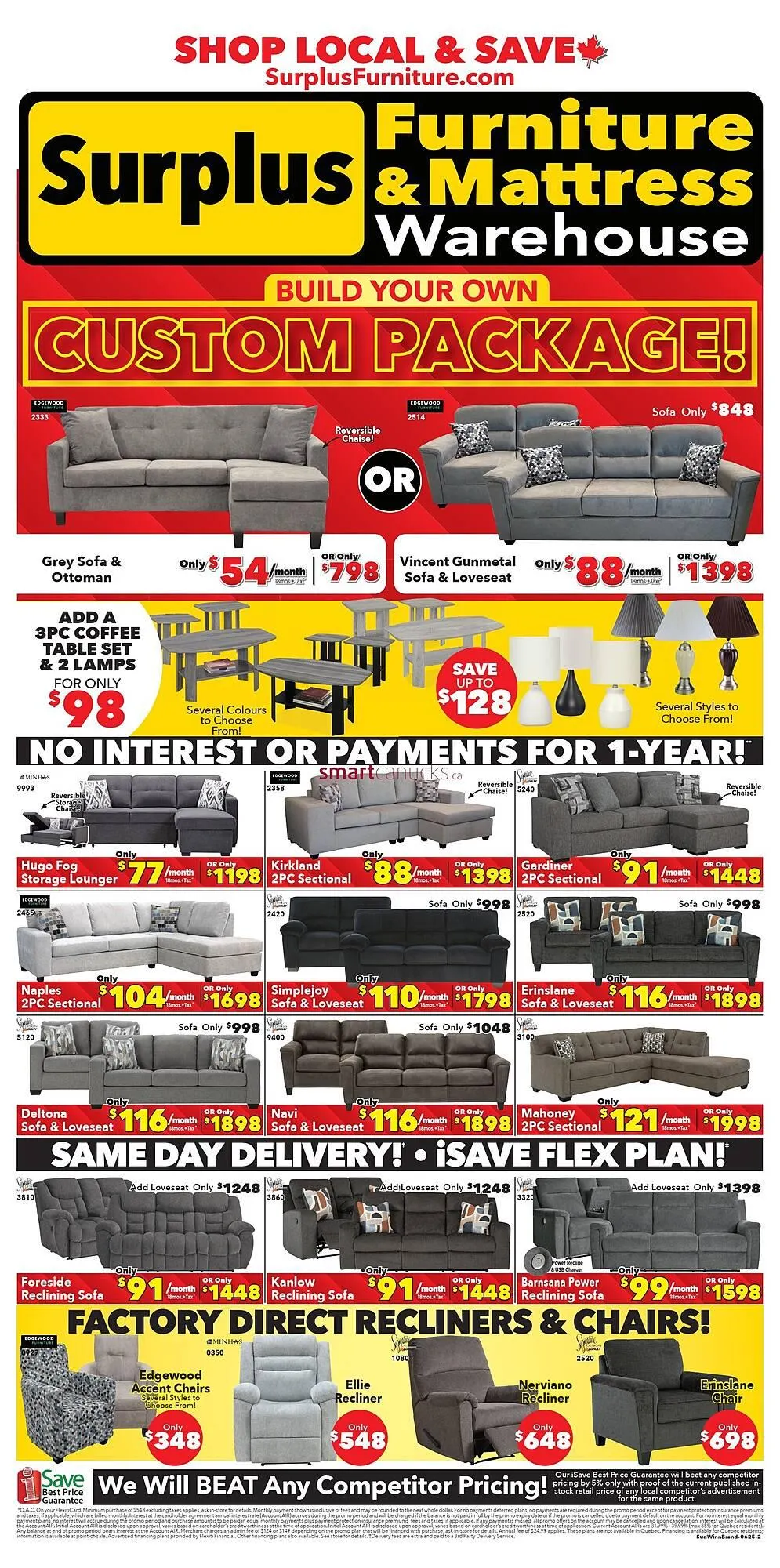 Surplus Furniture flyer from June 9 to June 22 2025 - flyer page 1
