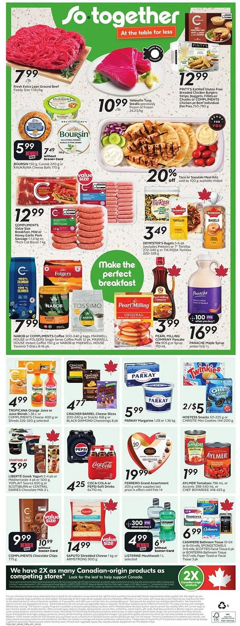Sobeys flyer from February 12 to February 18 2026 - flyer page 4