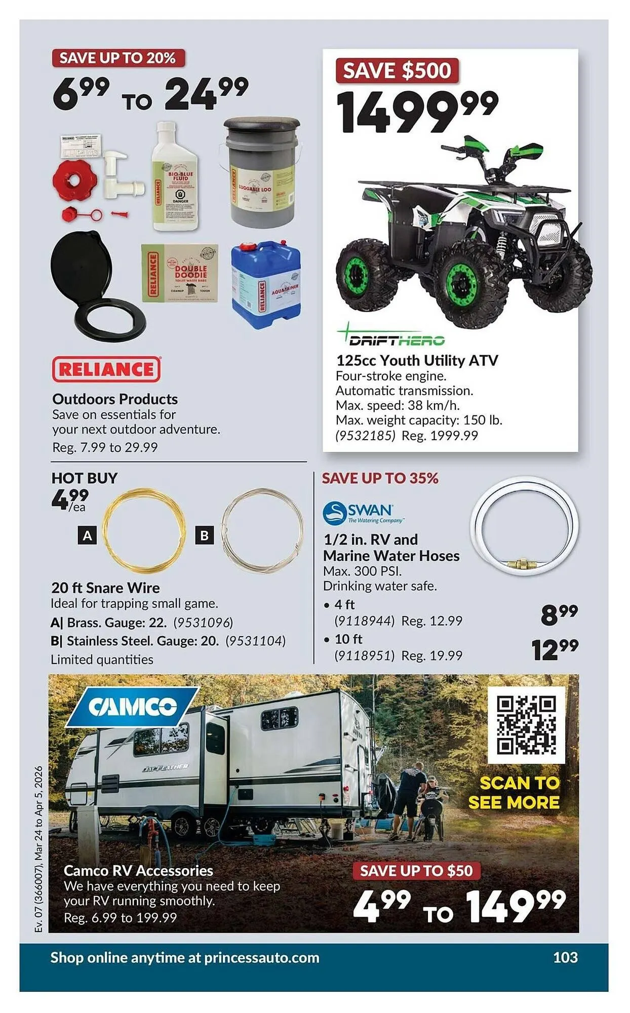 Princess Auto flyer from March 19 to March 26 2026 - flyer page 109
