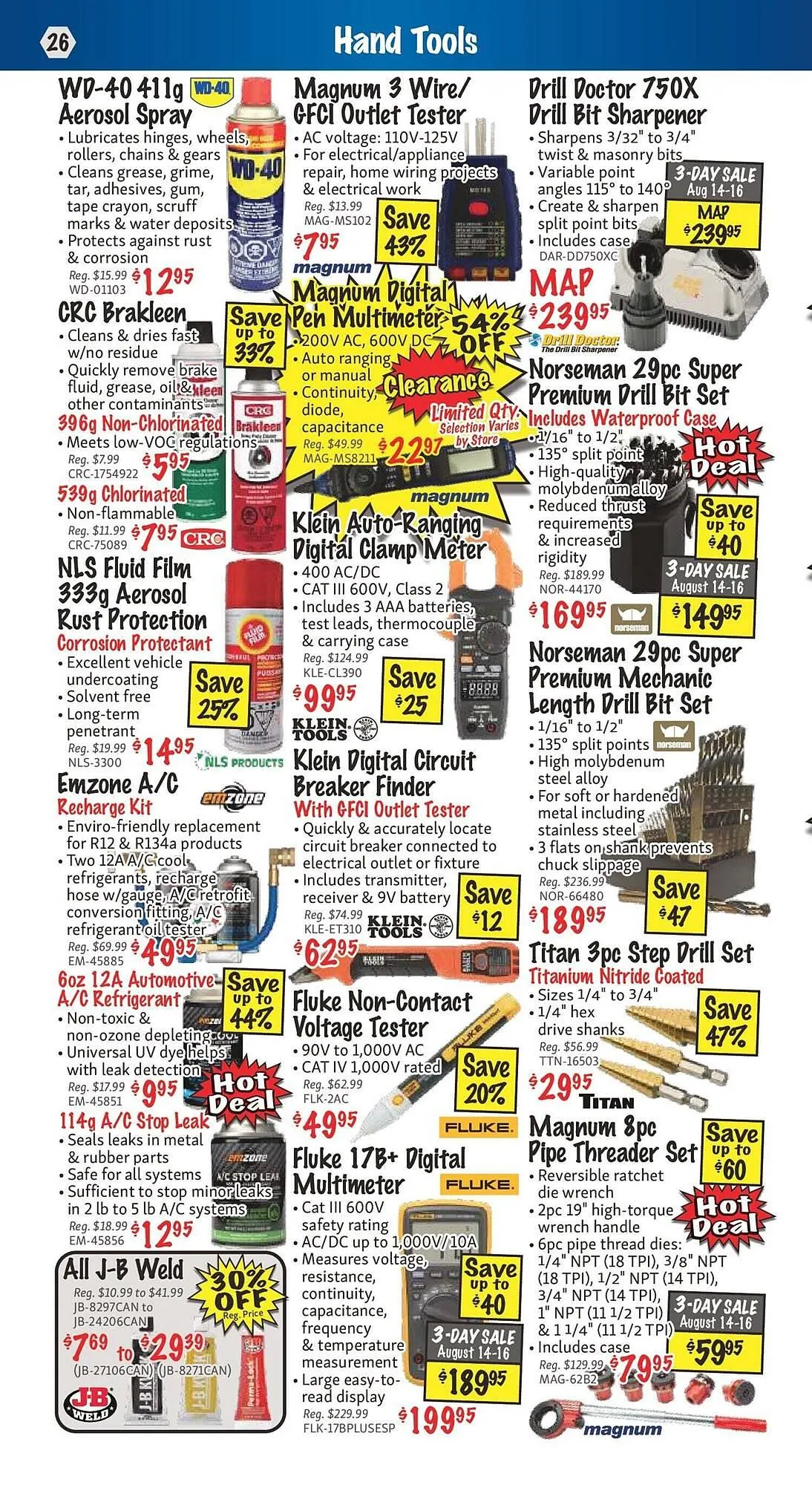 KMS Tools flyer from August 1 to August 8 2025 - flyer page 26