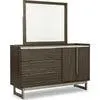 Arkenton Dresser and Mirror - Grayish Brown